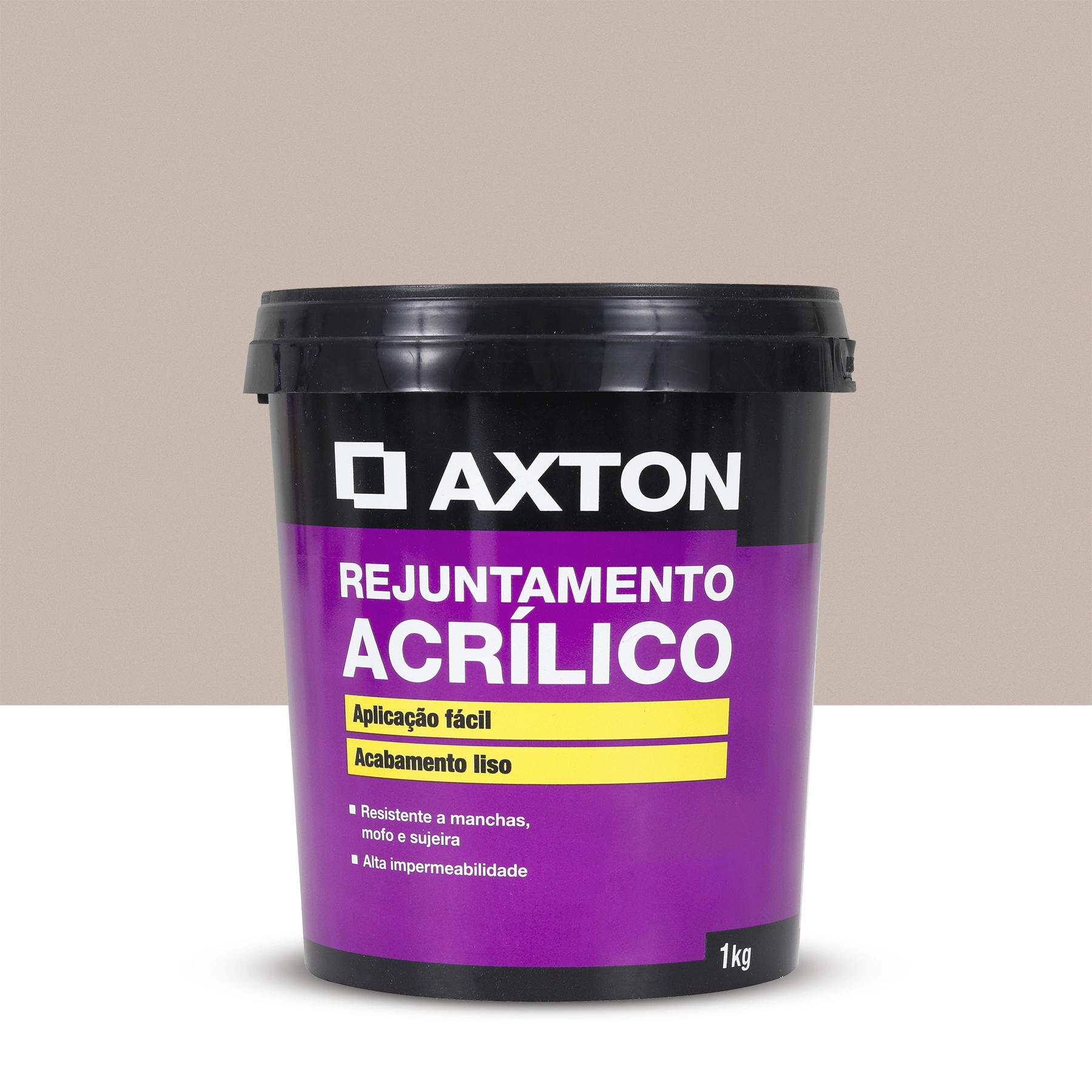 Rejunte Acrílico Areia 1kg Axton
