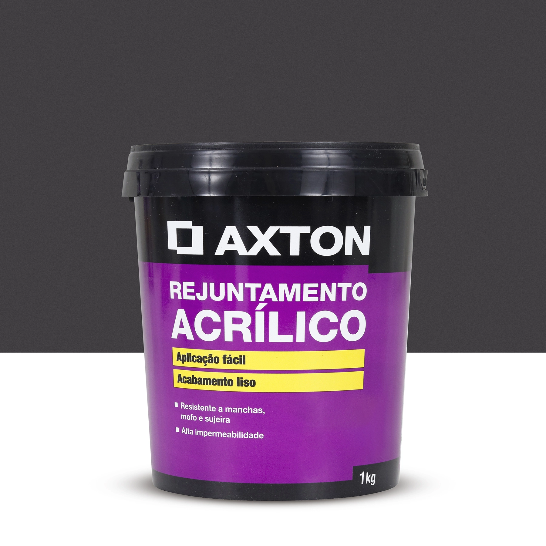Rejunte Acrílico Preto 1kg Axton