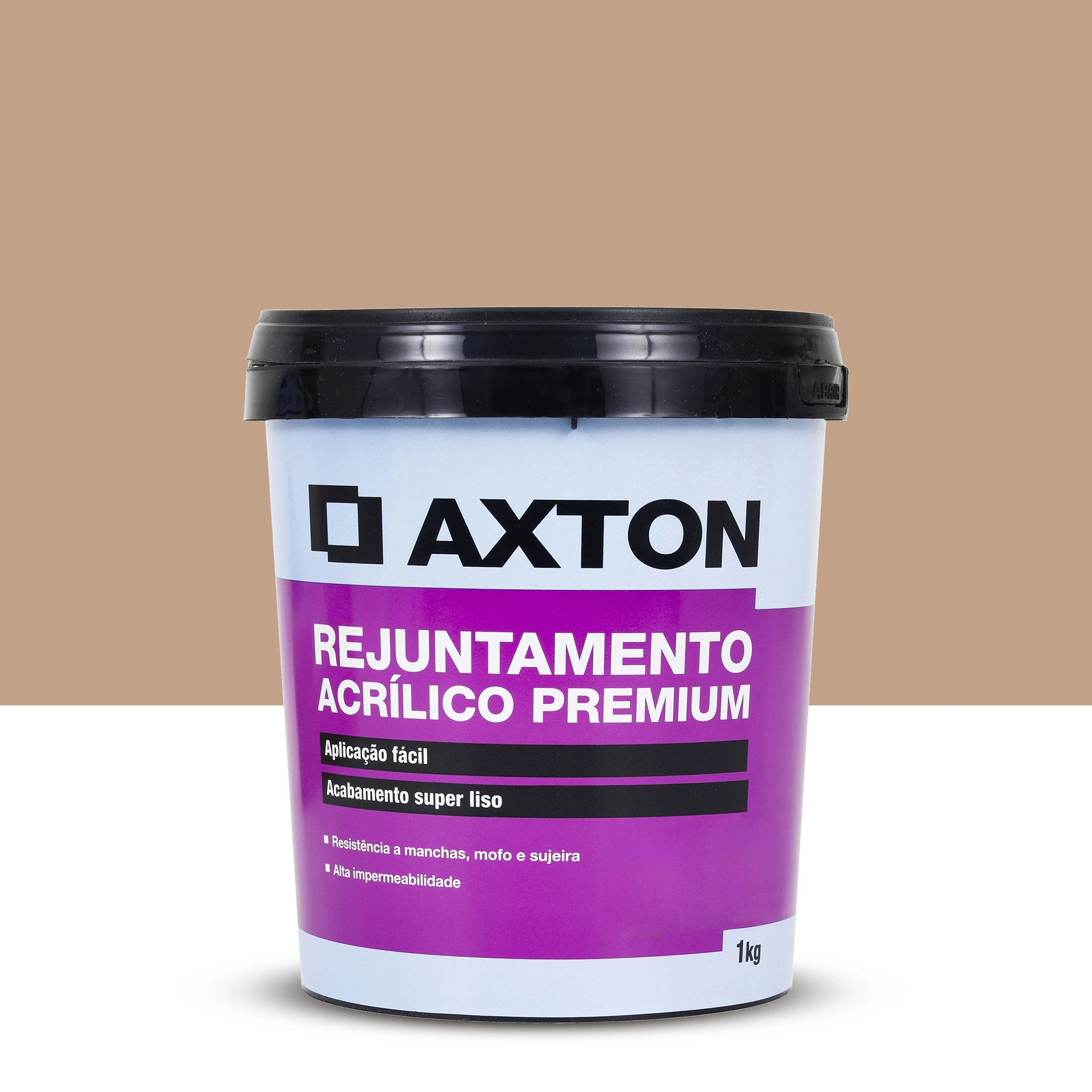 Rejunte Acrílico Canela 1kg Axton