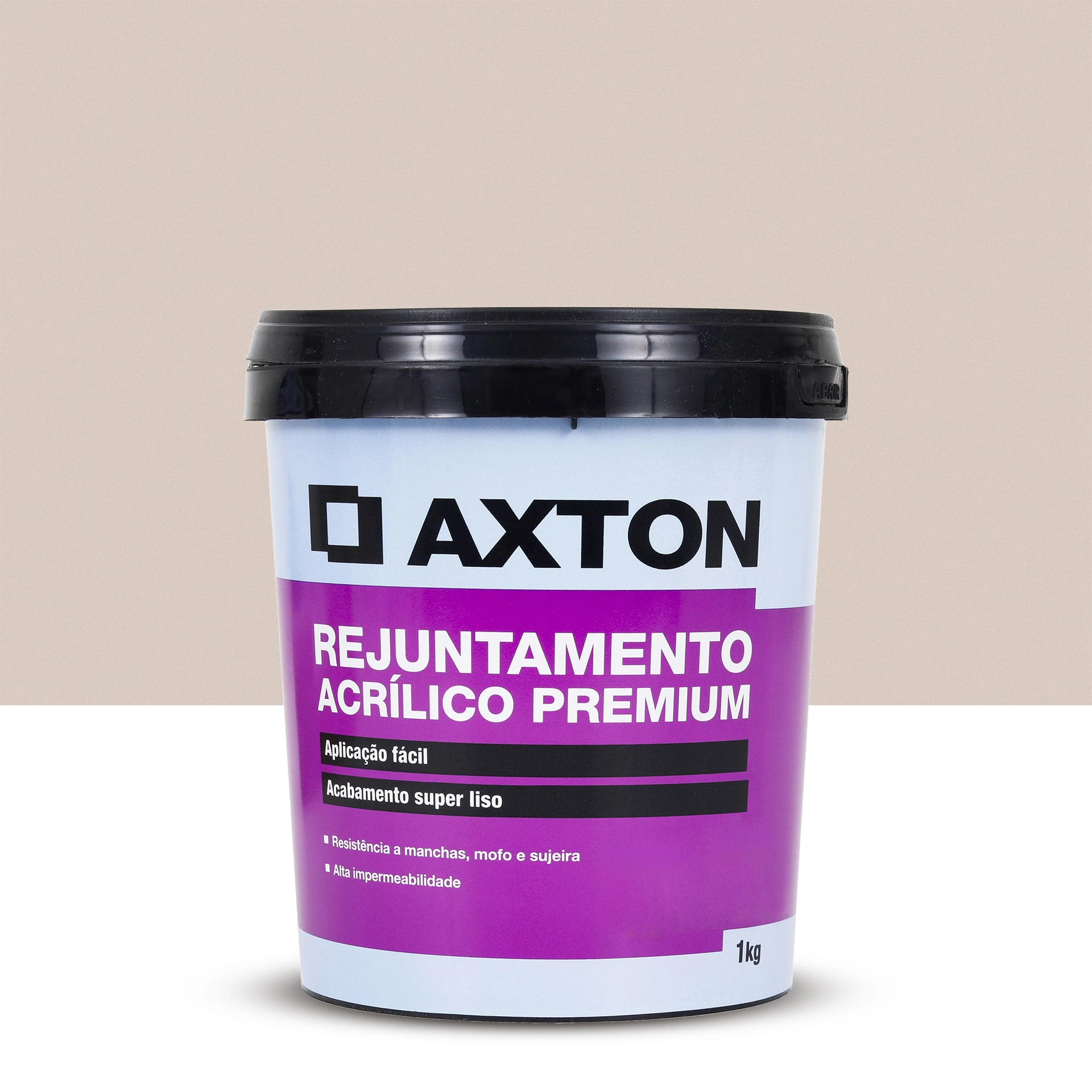 Rejunte Acrílico Premium Areia 1kg Axton