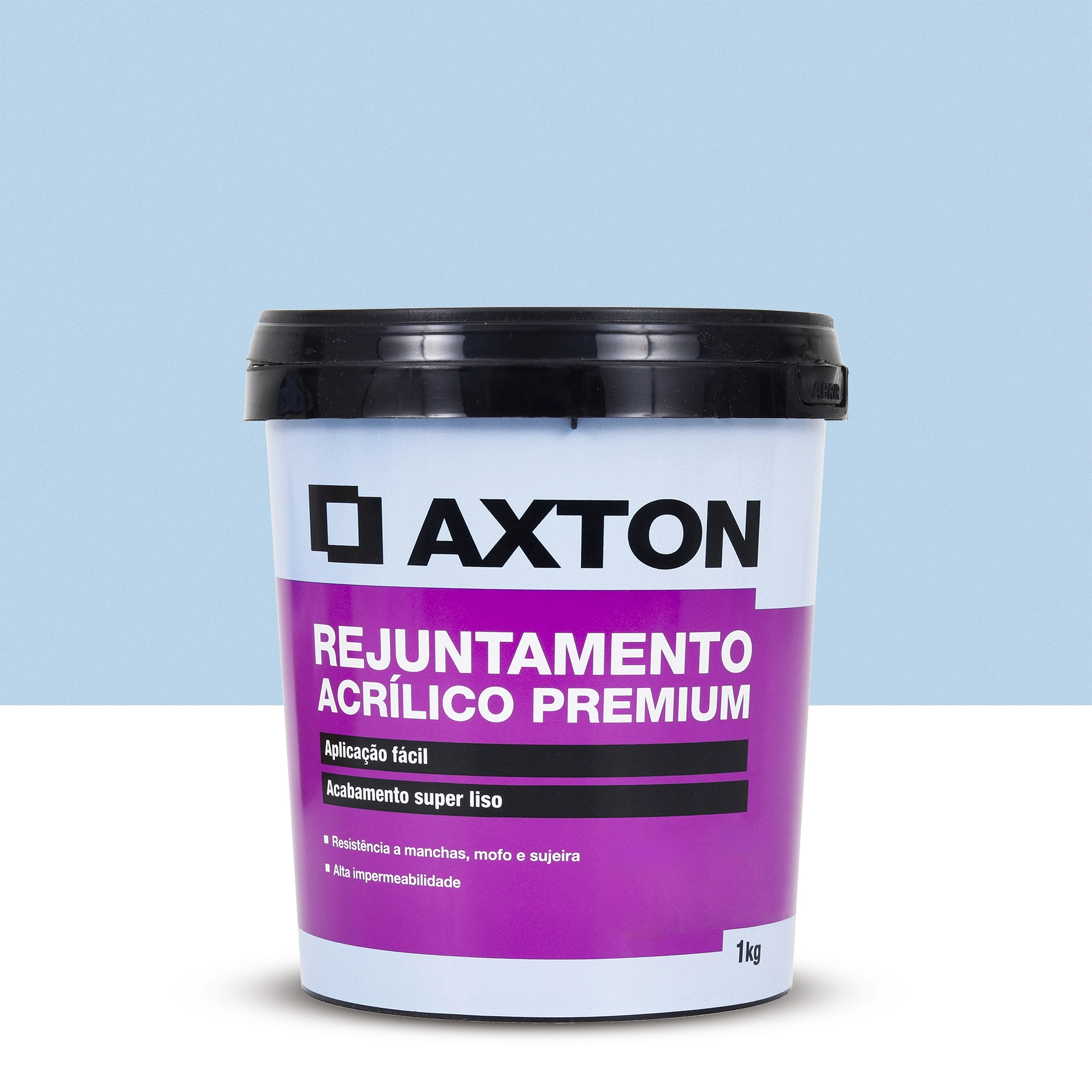 Rejunte Acrílico Premium Azul Celeste 1kg Axton