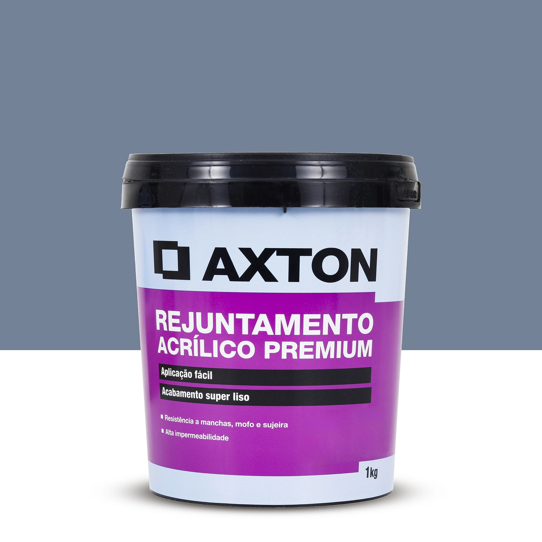 Rejunte Acrílico Premium Azul Cobalto 1kg Axton