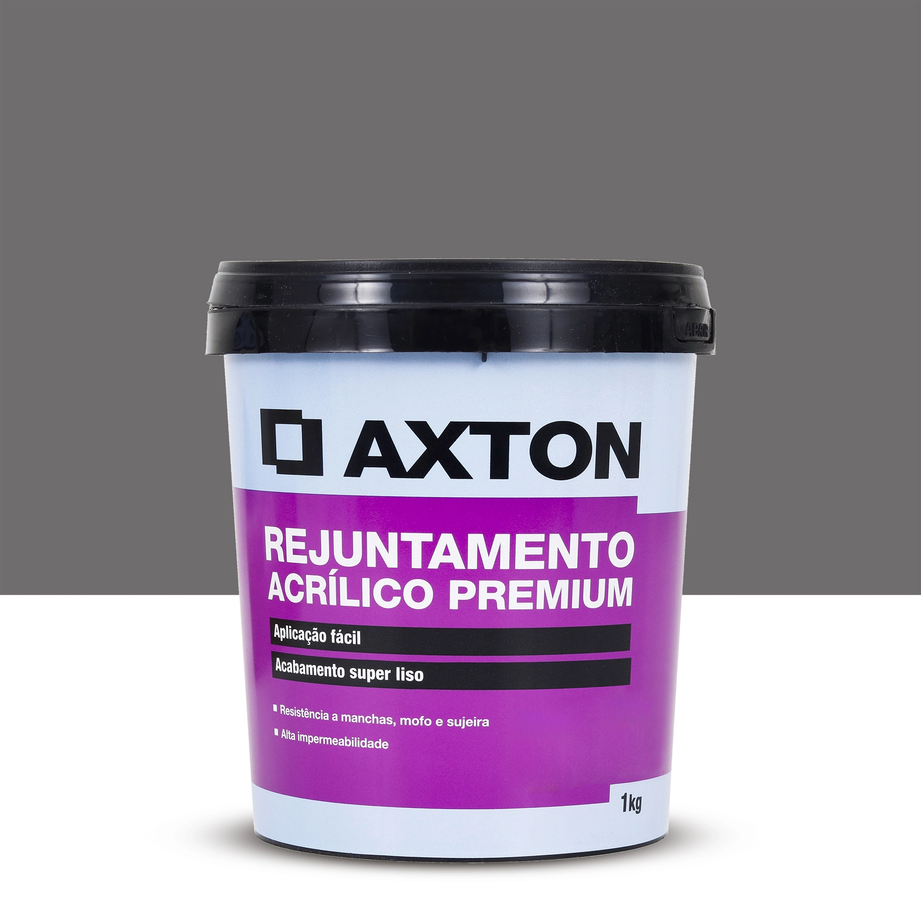 Rejunte Acrílico Premium Preto 1kg Axton