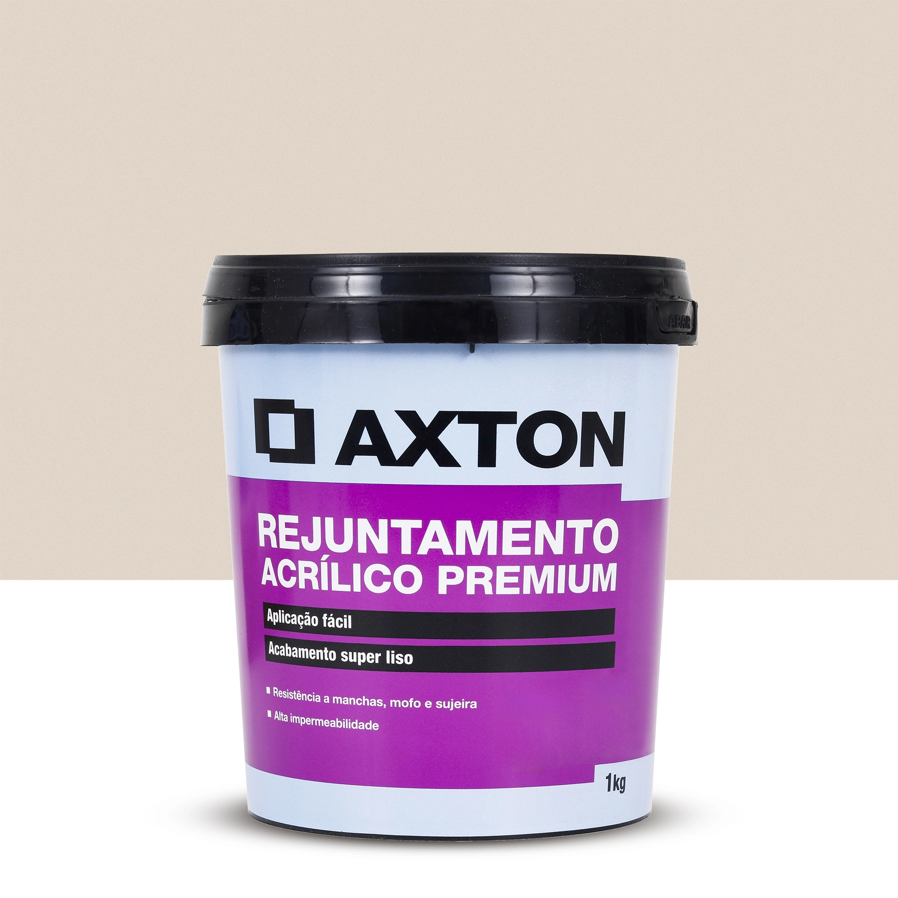 Rejunte Acrílico Premium Palha 1kg Axton