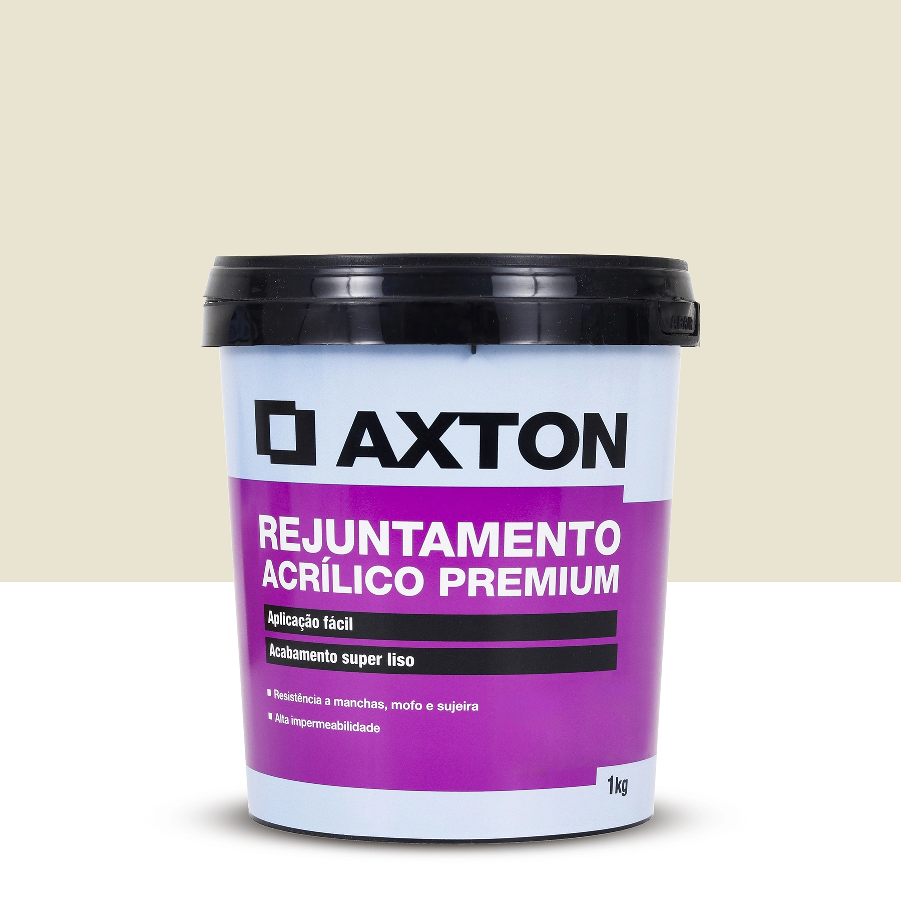 Rejunte Acrílico Marfim 1kg Axton
