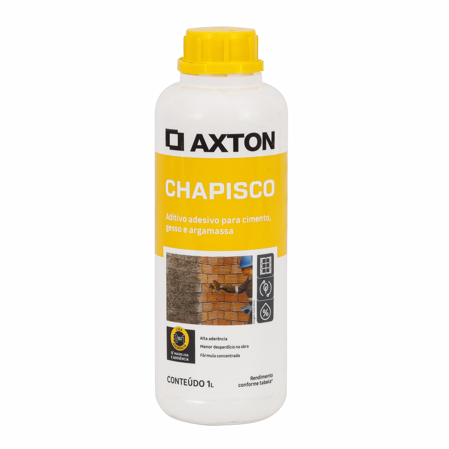 Aditivo para Chapisco Axton 1L Branco