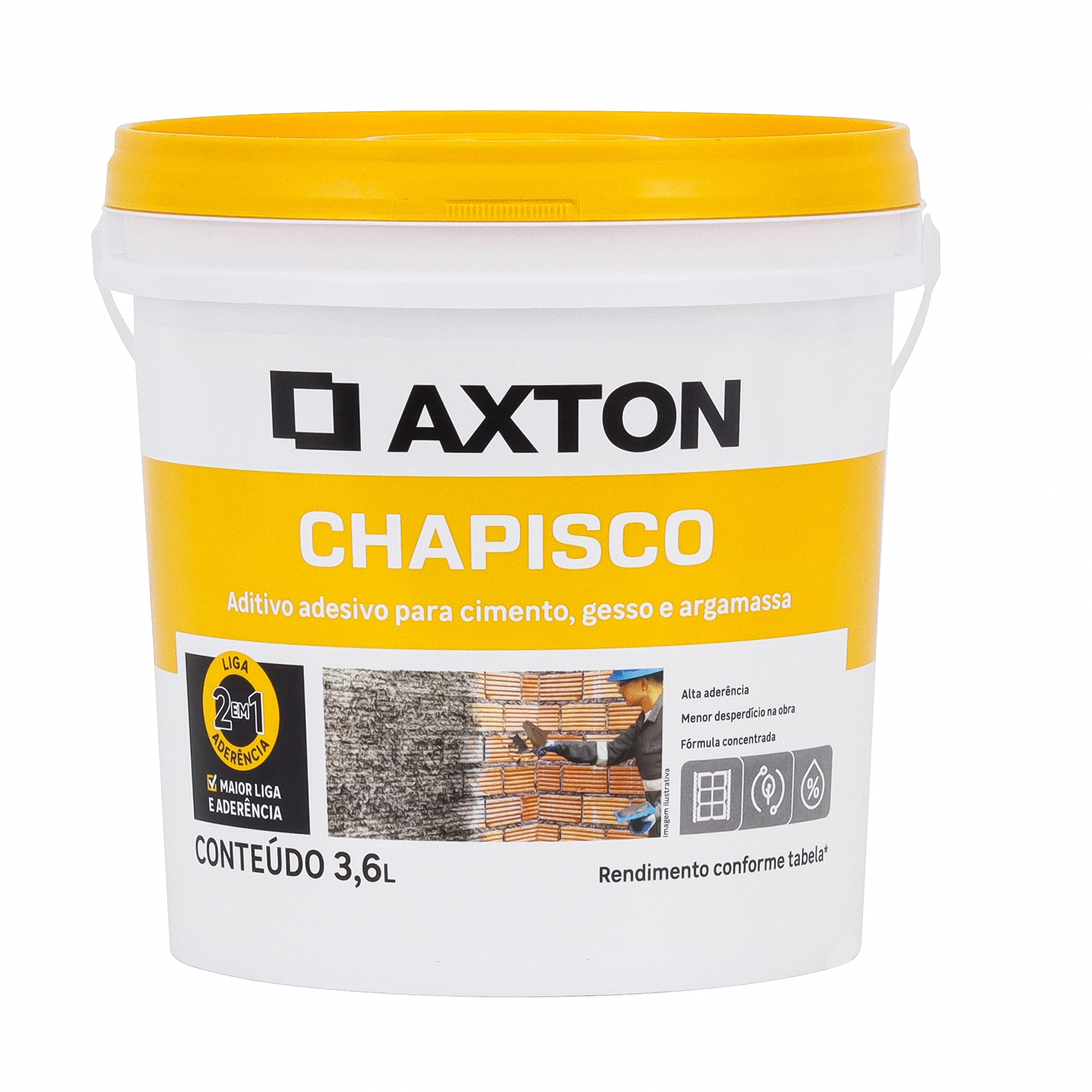 Aditivo para Chapisco Axton 3,6L Branco