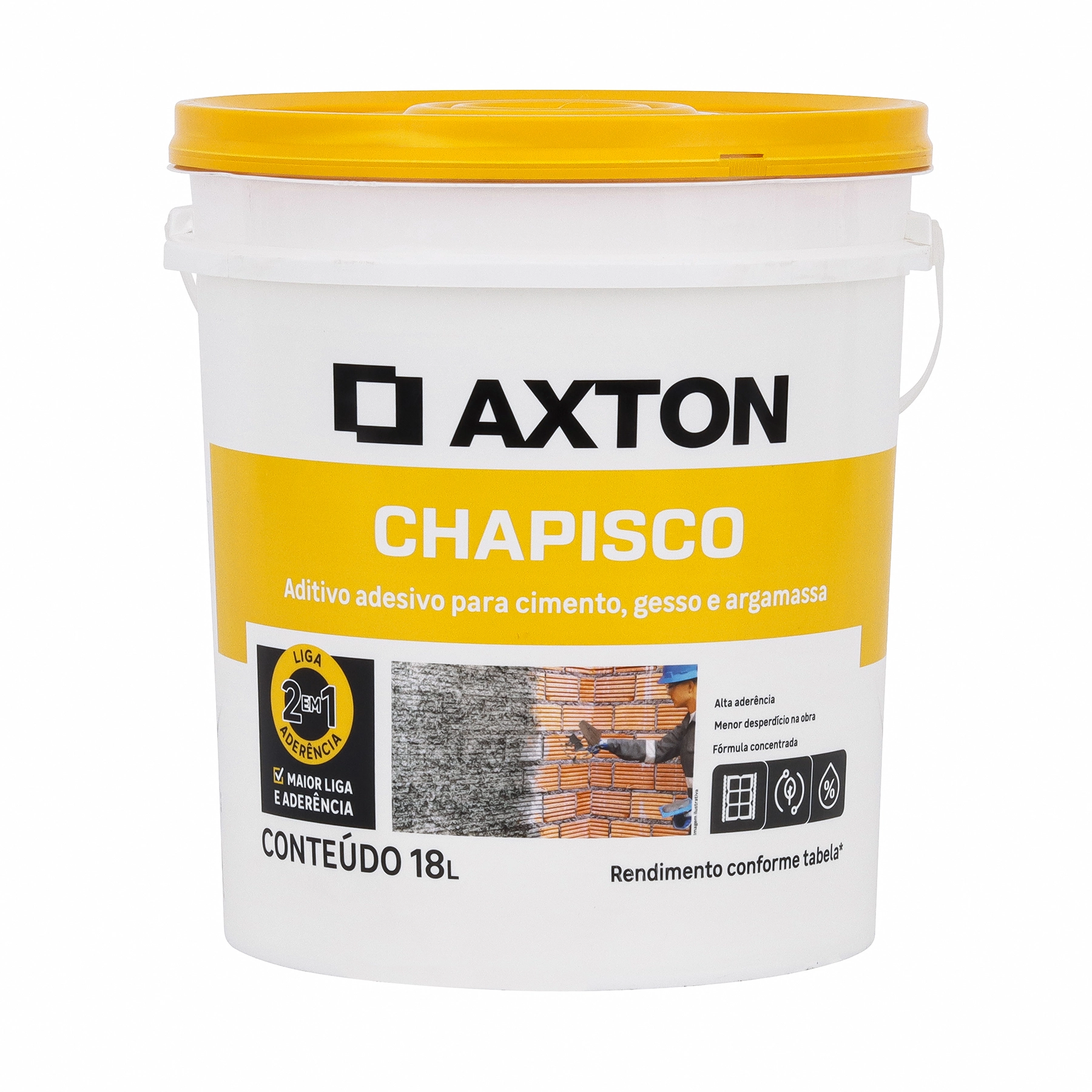 Aditivo para Chapisco Axton 18L Branco