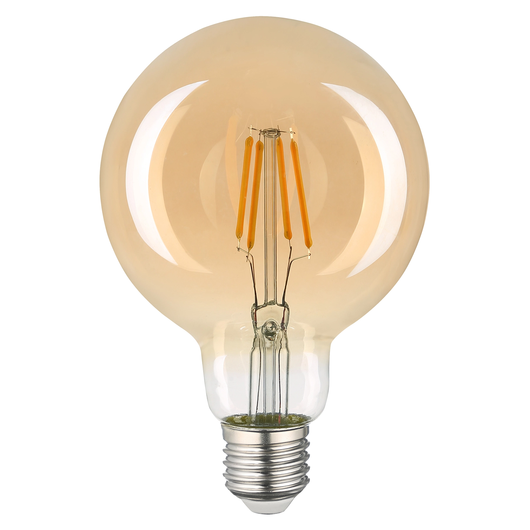 Lâmpada de LED E27 Bulbo 4W 360lm Luz Amarela Bivolt Lexman