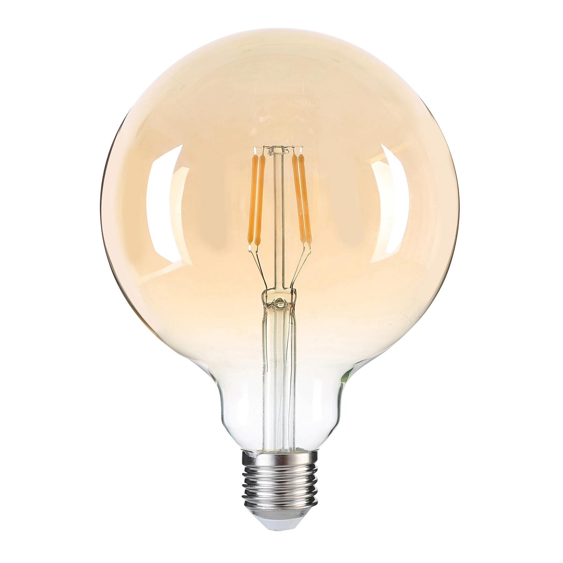 Lâmpada de LED E27 Bulbo 4W 360lm Luz Amarela Bivolt Lexman