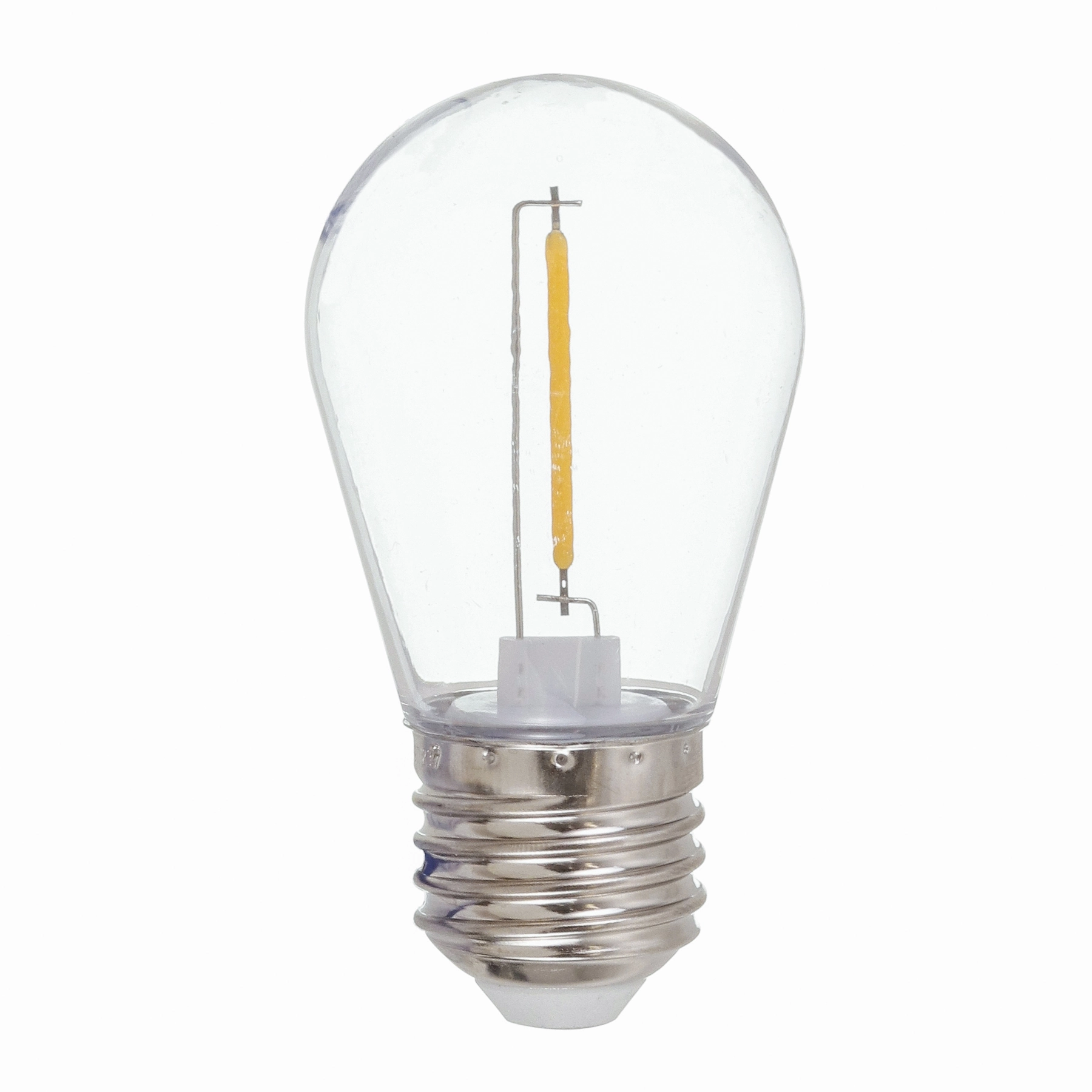 Lâmpada de LED Filamento E27 Bulbo 1W 50lm Luz Amarela 127V Lexman
