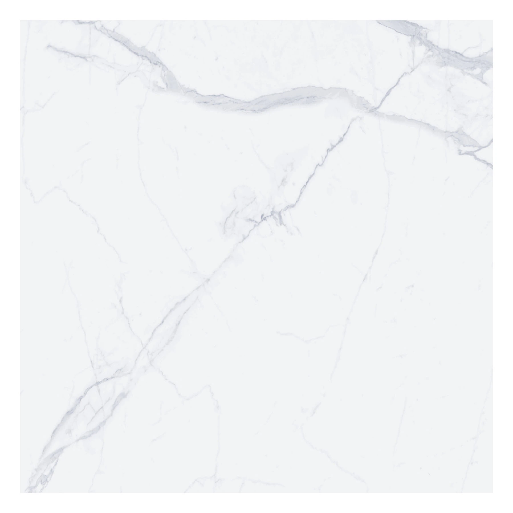 Porcelanato Marmorizado Polido Borda Reta Interno 71x71cm Max Carrara Gioia Lux P71250 Artens