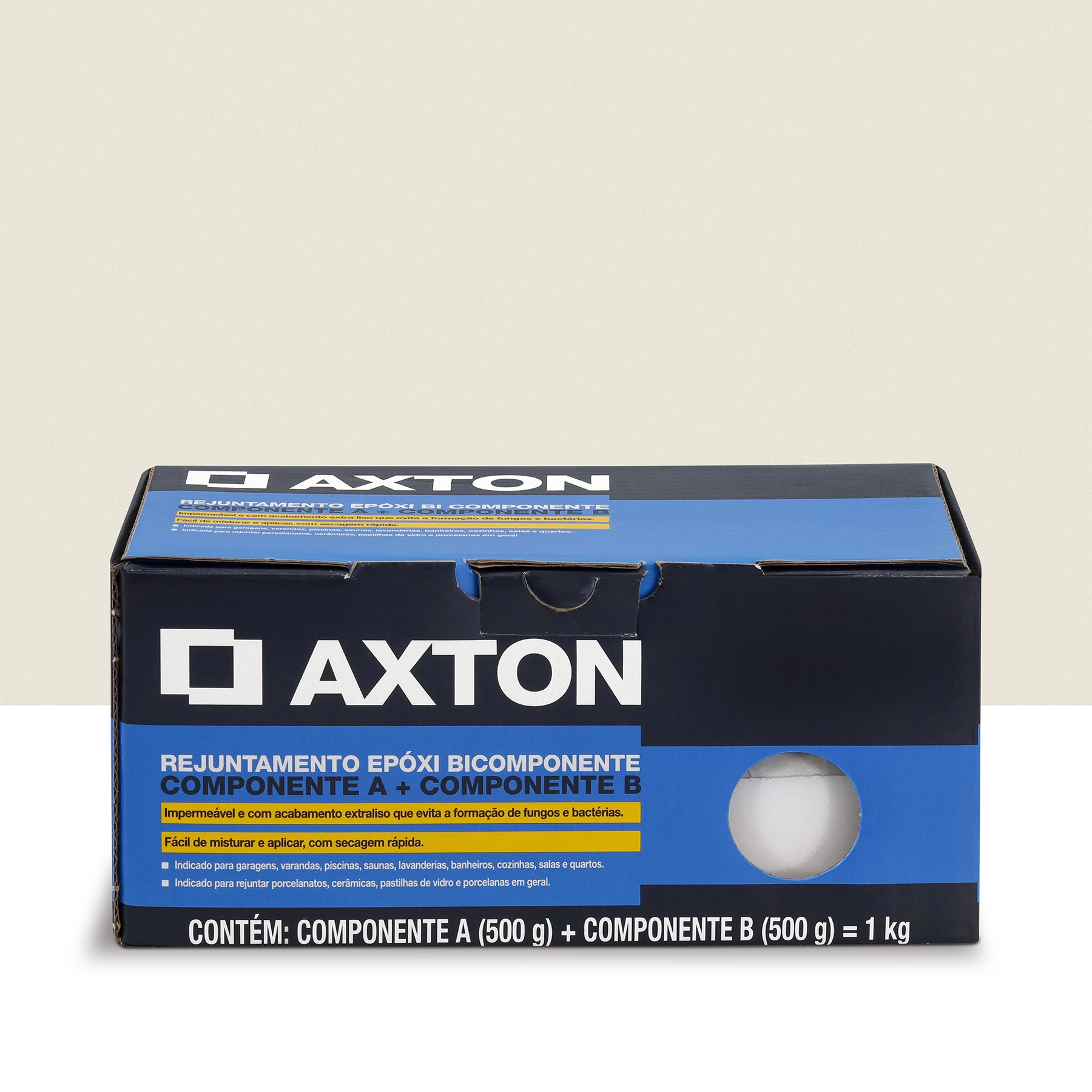 Rejunte Epóxi Champagne 1 Kg Axton