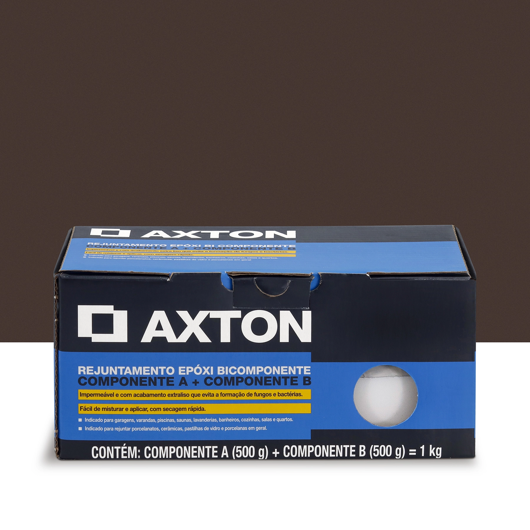 Rejunte Epóxi Imbuia 1 Kg Axton