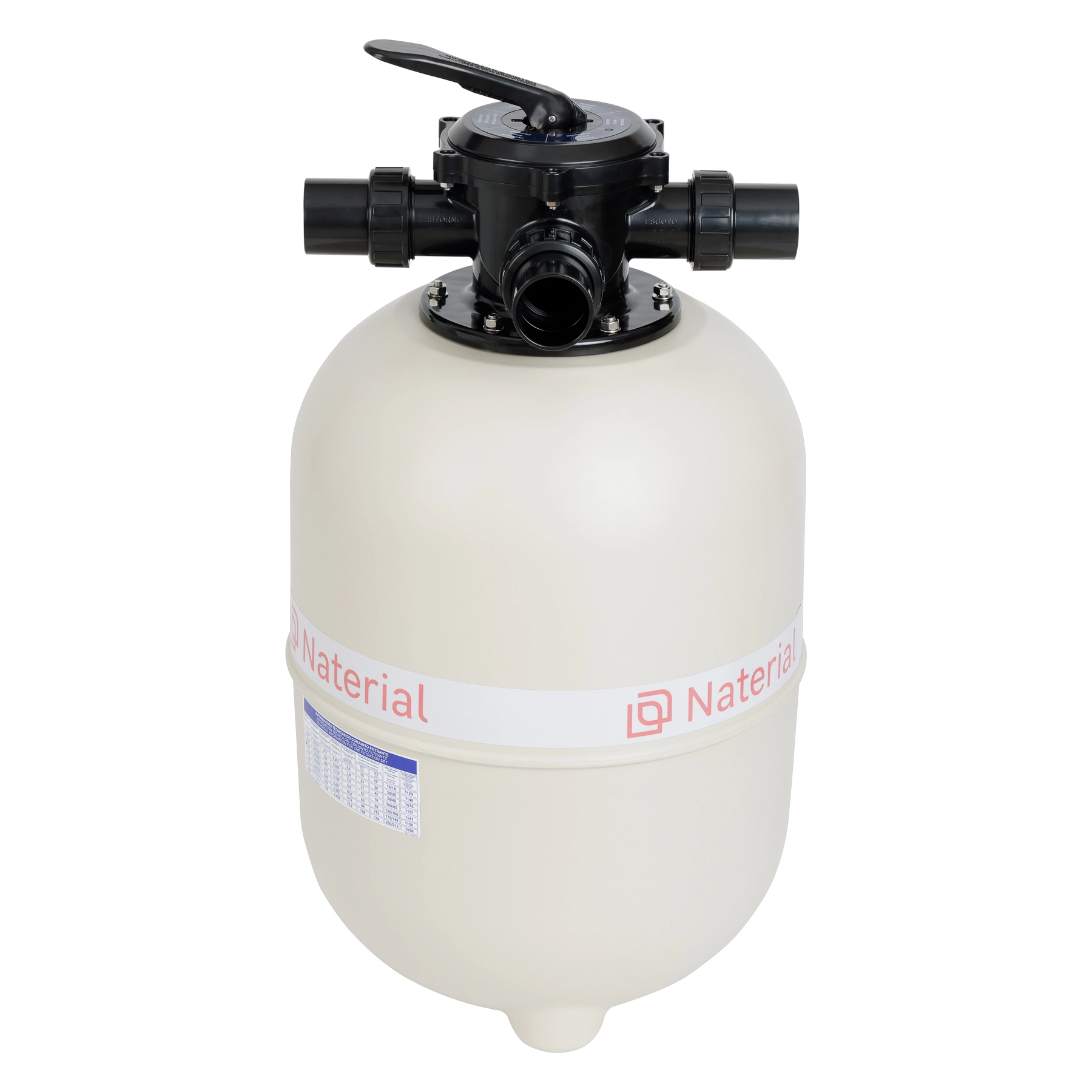 Filtro para Piscina 42.000L para Bombas 1/2CV Naterial