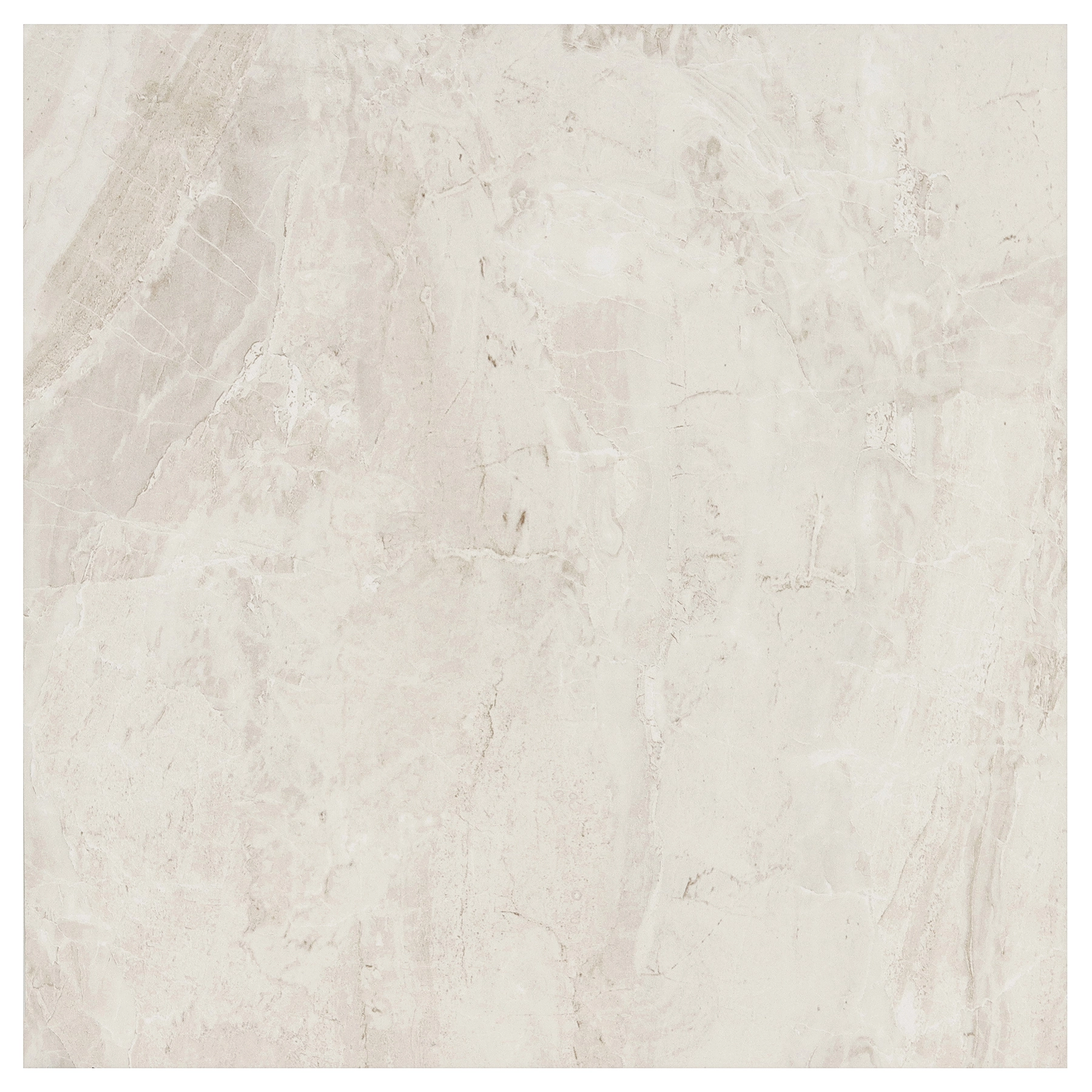 Porcelanato Marmorizado Polido Borda Reta Interno 60x60cm Jour Bege Artens