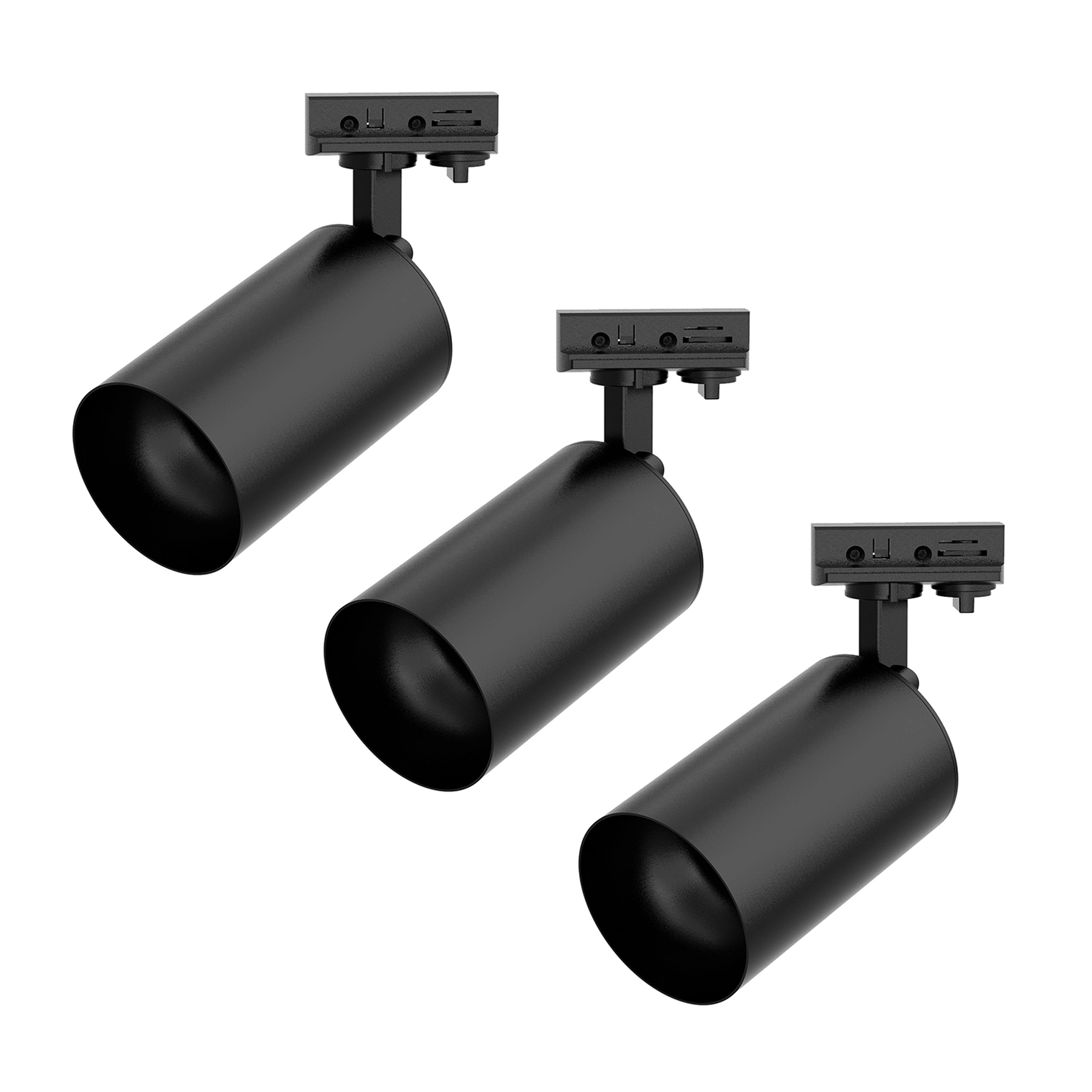Kit 3 Spots para Trilho ECO3996 Inspire Preto e27 Bivolt