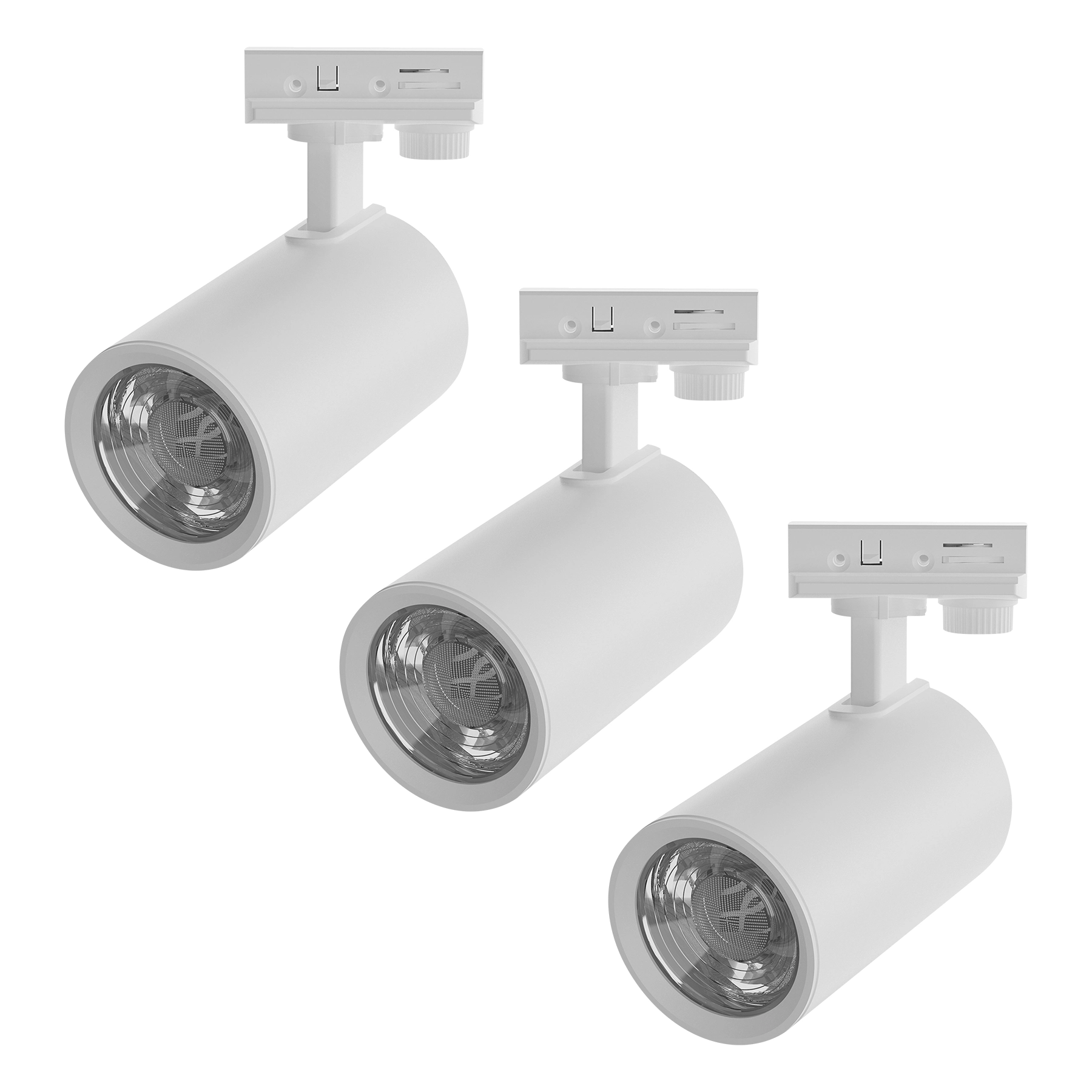 Kit 3 Spots com Trilho com Led 3 em 1 Inspire 900lm Branco Bivolt
