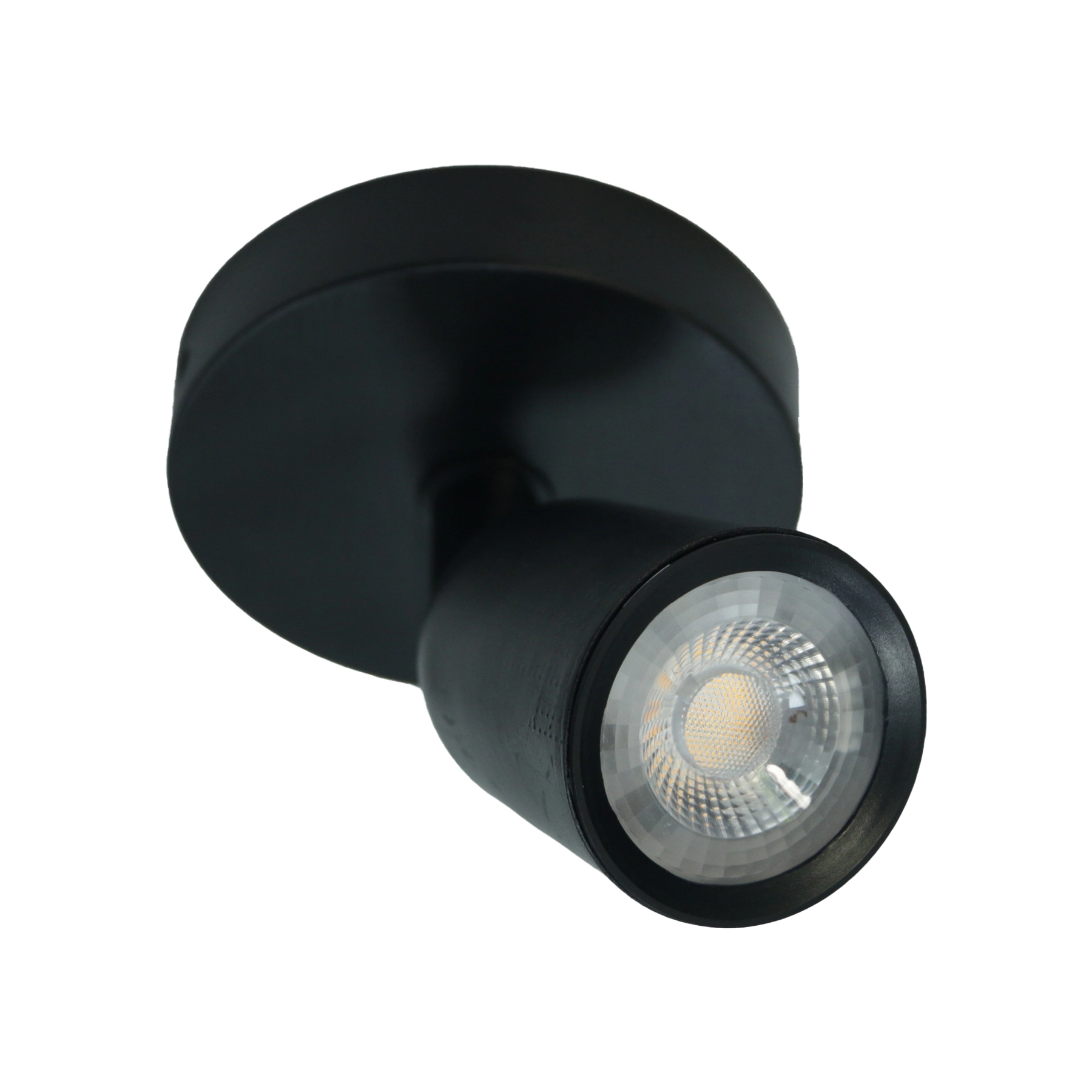 Spot de Sobrepor Com LED Amarelo Preto Focus IP20 Inspire