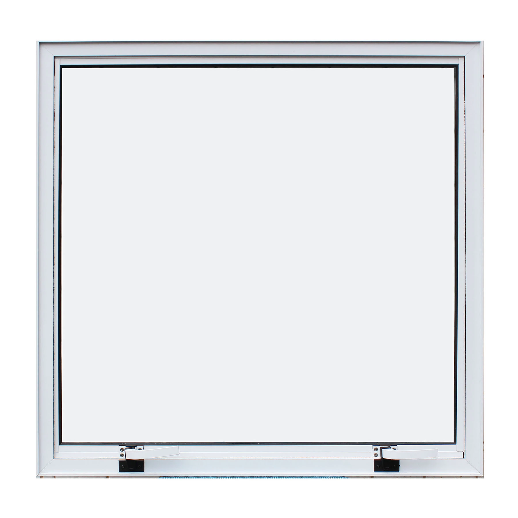 Janela de Alumínio Maxim-ar 80x80cm com Vidro 4mm Mini Boreal Vivace Isoxa Branca