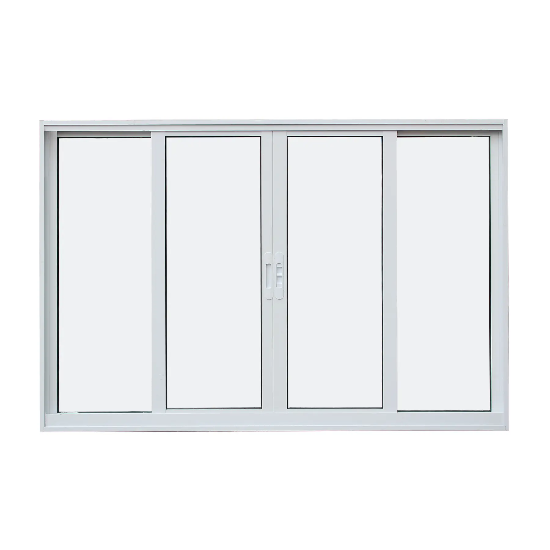 Janela de Alumínio de Correr 4 Folhas 100x200cm Vivace Isoxa Branca