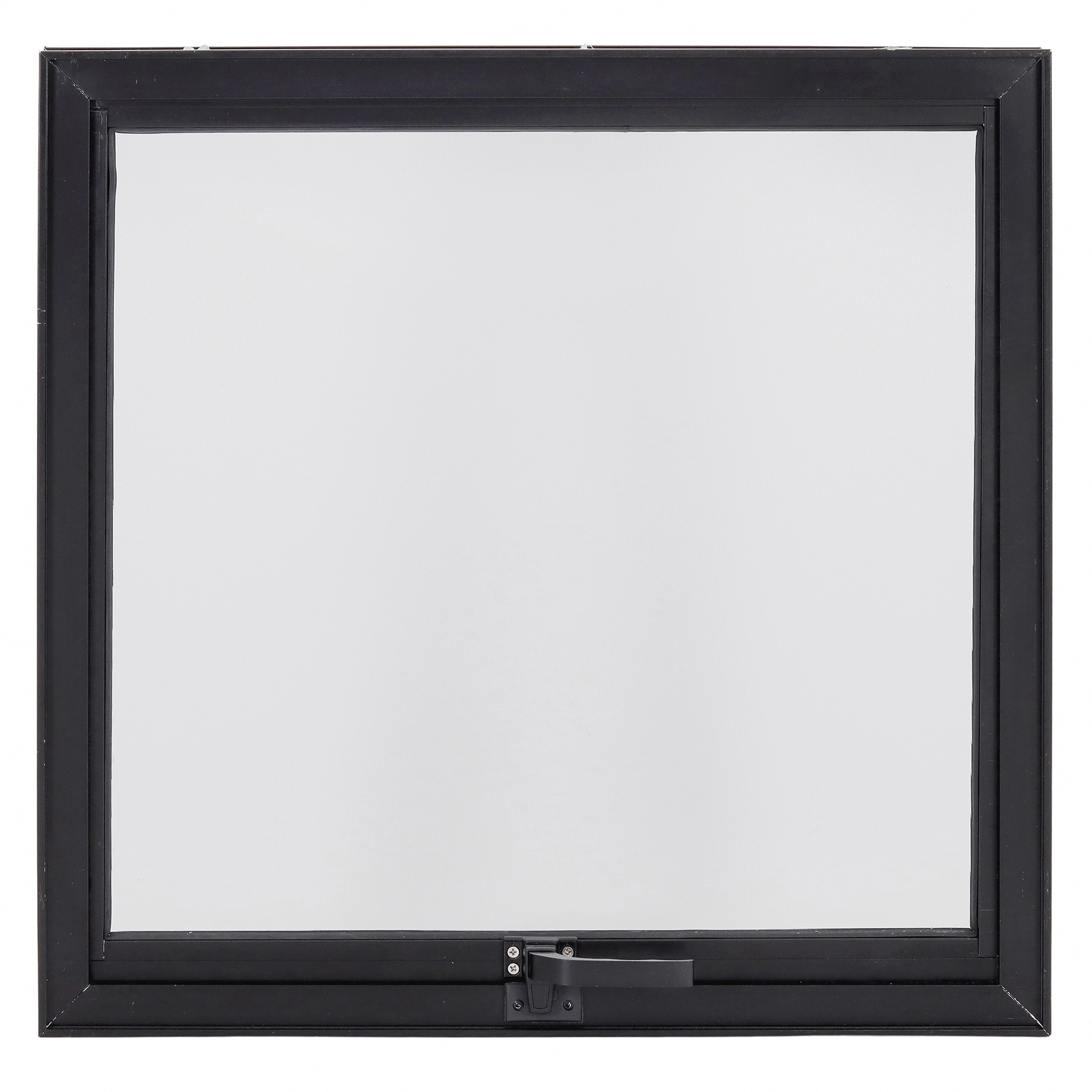 Janela de Alumínio Maxim-ar 60x60cm com Vidro 4mm Mini Boreal Vivace Isoxa Preta