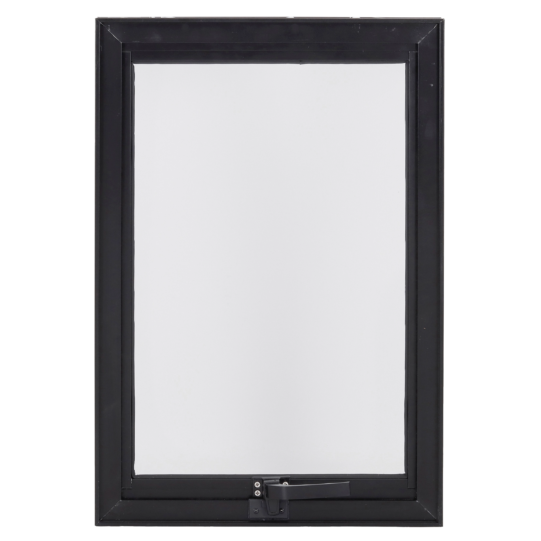 Janela de Alumínio Maxim-ar 60x40cm com Vidro Mini Boreal Vivace Isoxa Preta