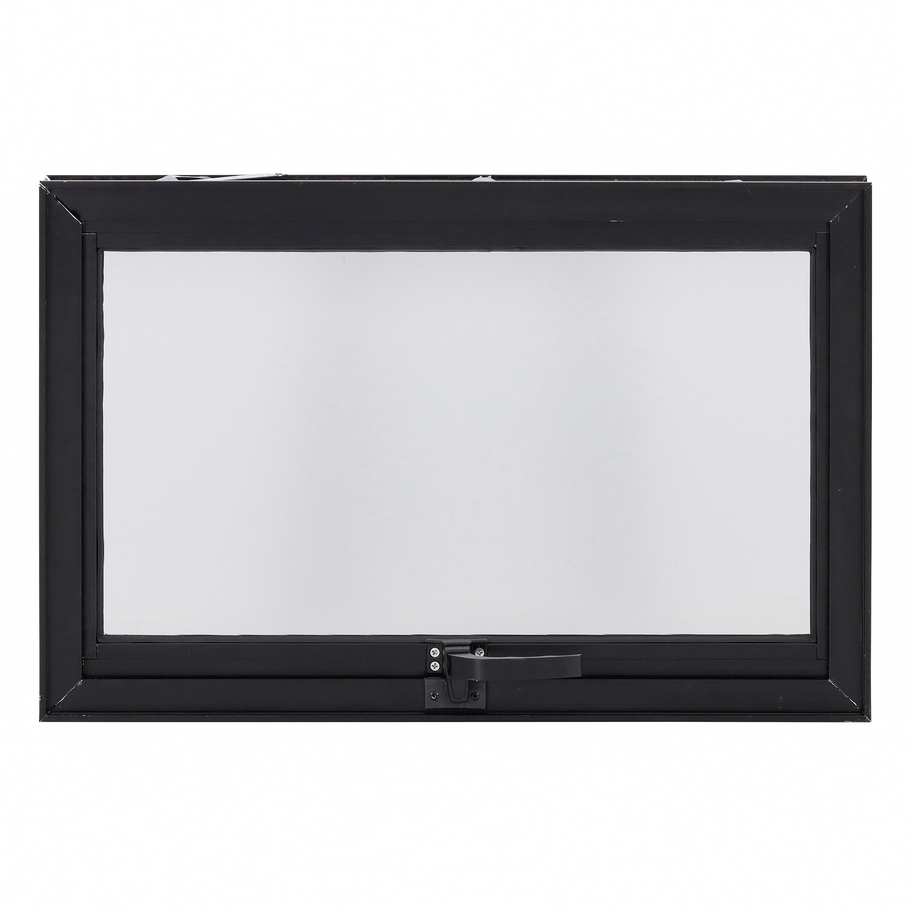 Janela de Alumínio Maxim-ar 40x60cm com Vidro 4mm Mini Boreal Vivace Isoxa Preta
