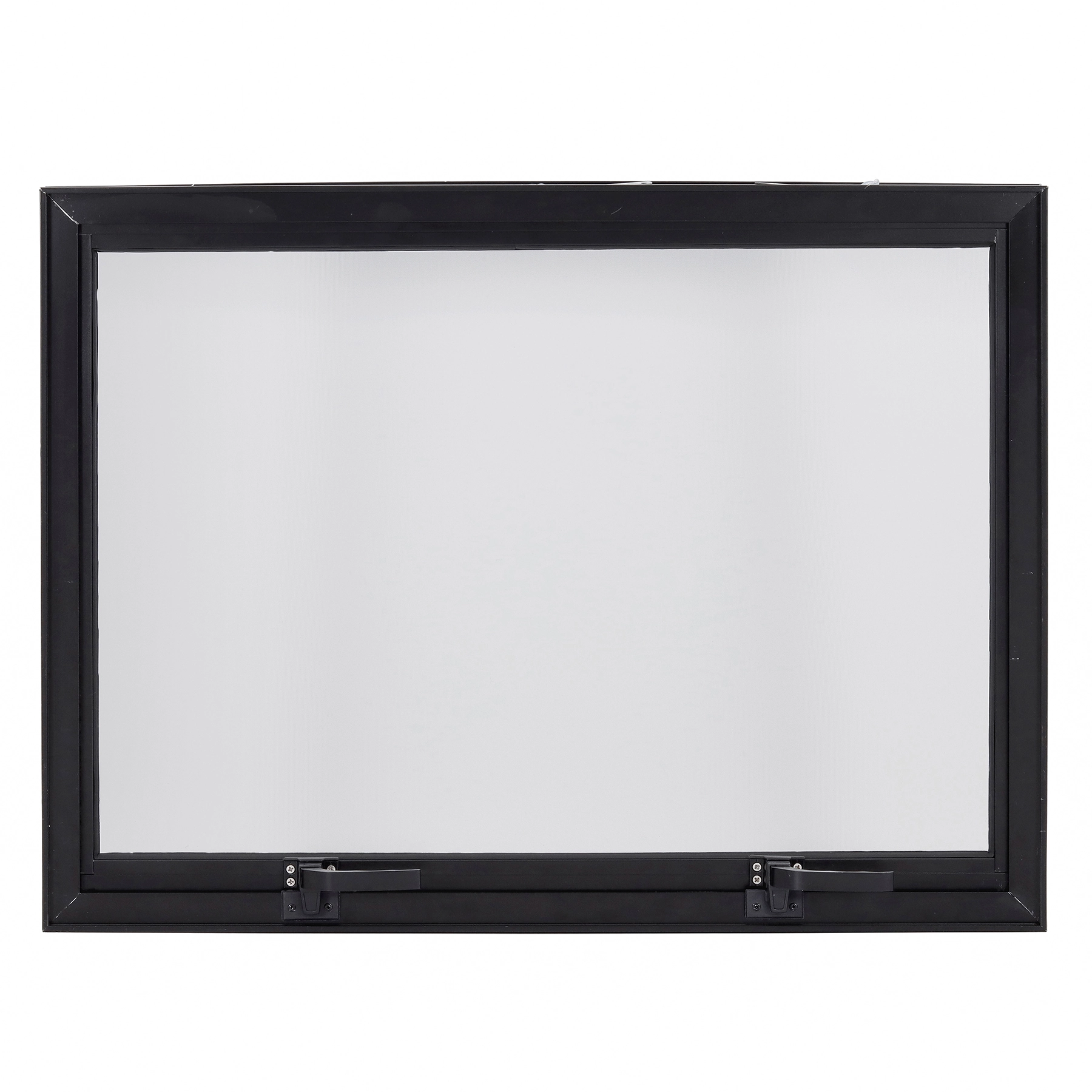Janela de Alumínio Maxim-ar 60x80cm com Vidro 4mm Mini Boreal Vivace Isoxa Preta