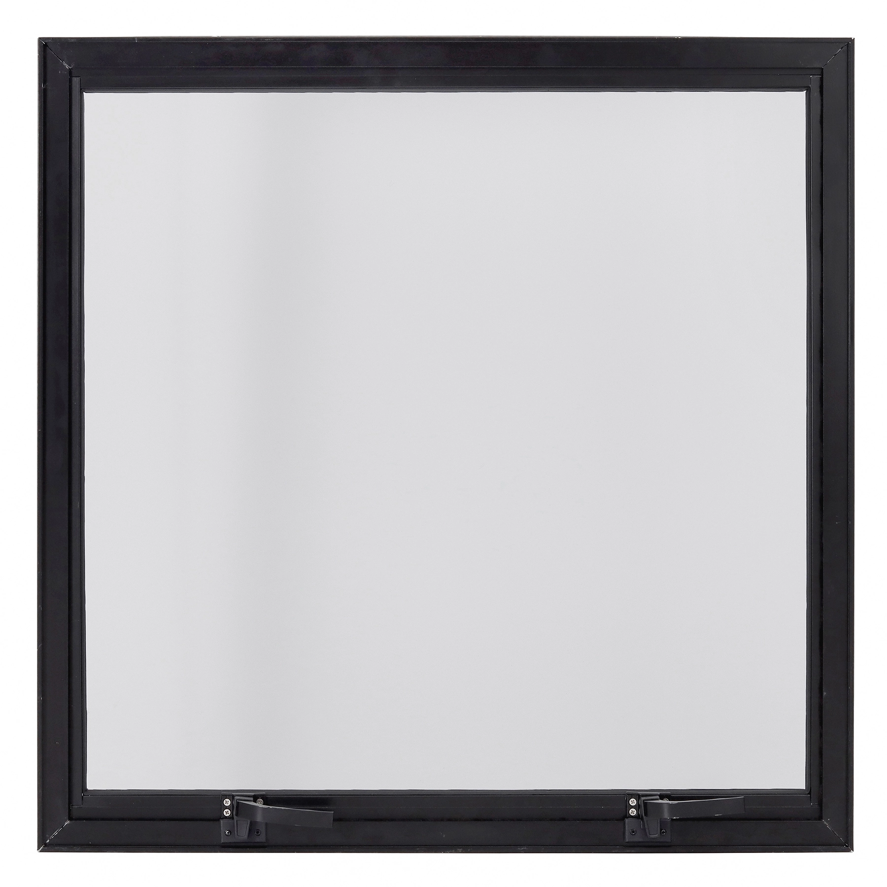 Janela de Alumínio Maxim-ar 80x80cm com Vidro 4mm Mini Boreal Vivace Isoxa Preta