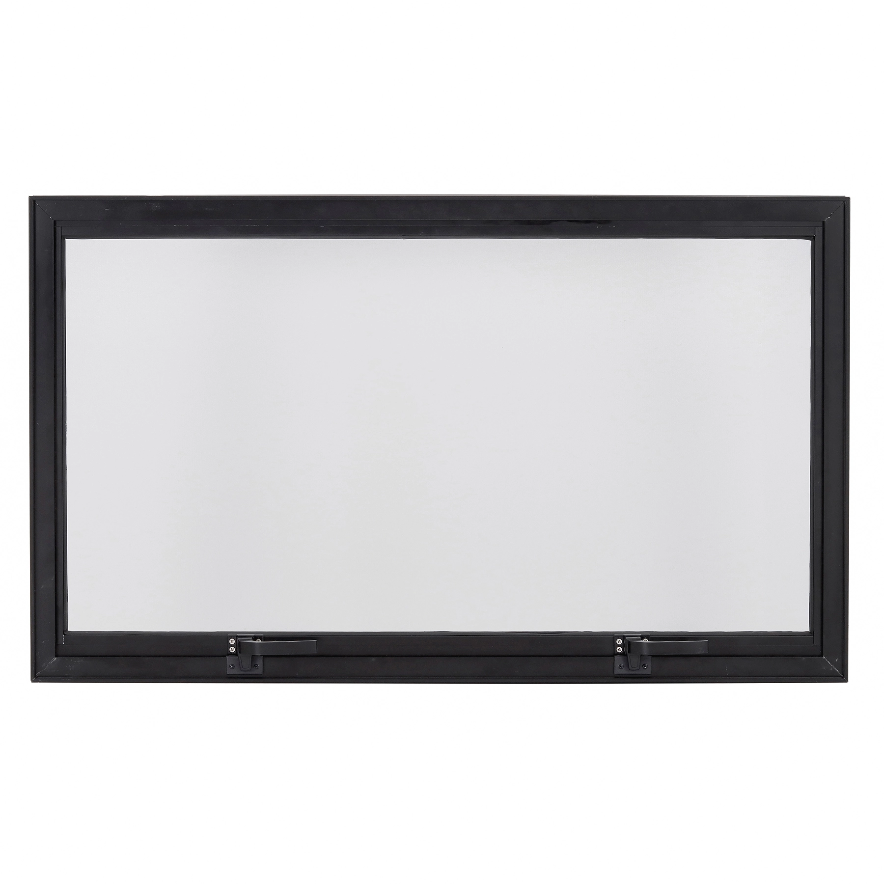 Janela de Alumínio Maxim-ar 60x100cm com Vidro 4mm Mini Boreal Vivace Isoxa Preta
