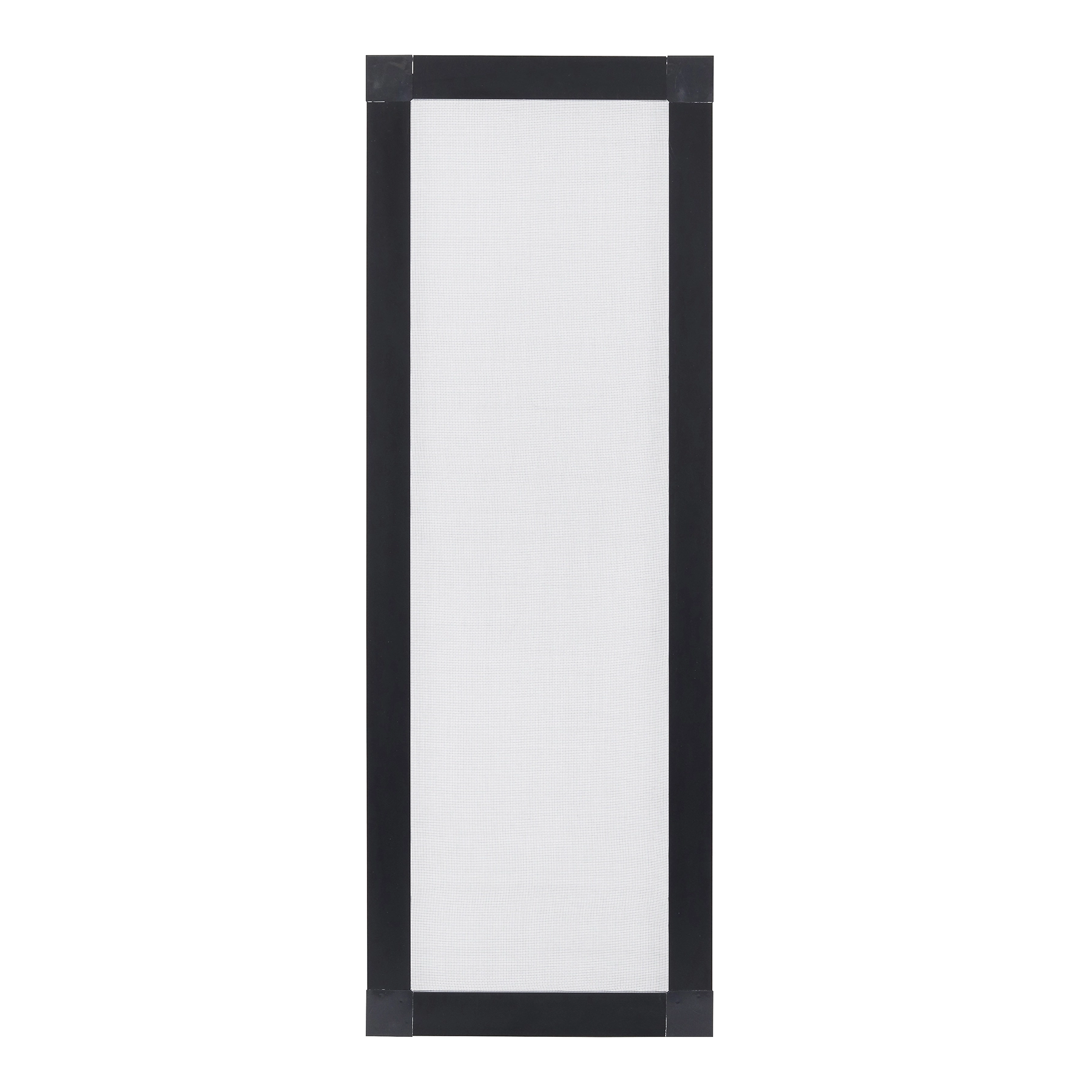 Tela Mosquiteira com Moldura Alumínio Preto para Janela 4 Folhas e Veneziana 6 Folhas 1,00x2,00m Linha Vivace Isoxa