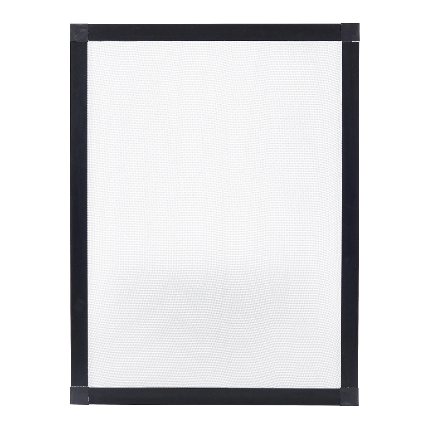 Tela Mosquiteira com Moldura Alumínio Preto para Janela 2 Folhas e Veneziana 3 Folhas 1,20x1,50m Linha Vivace Isoxa