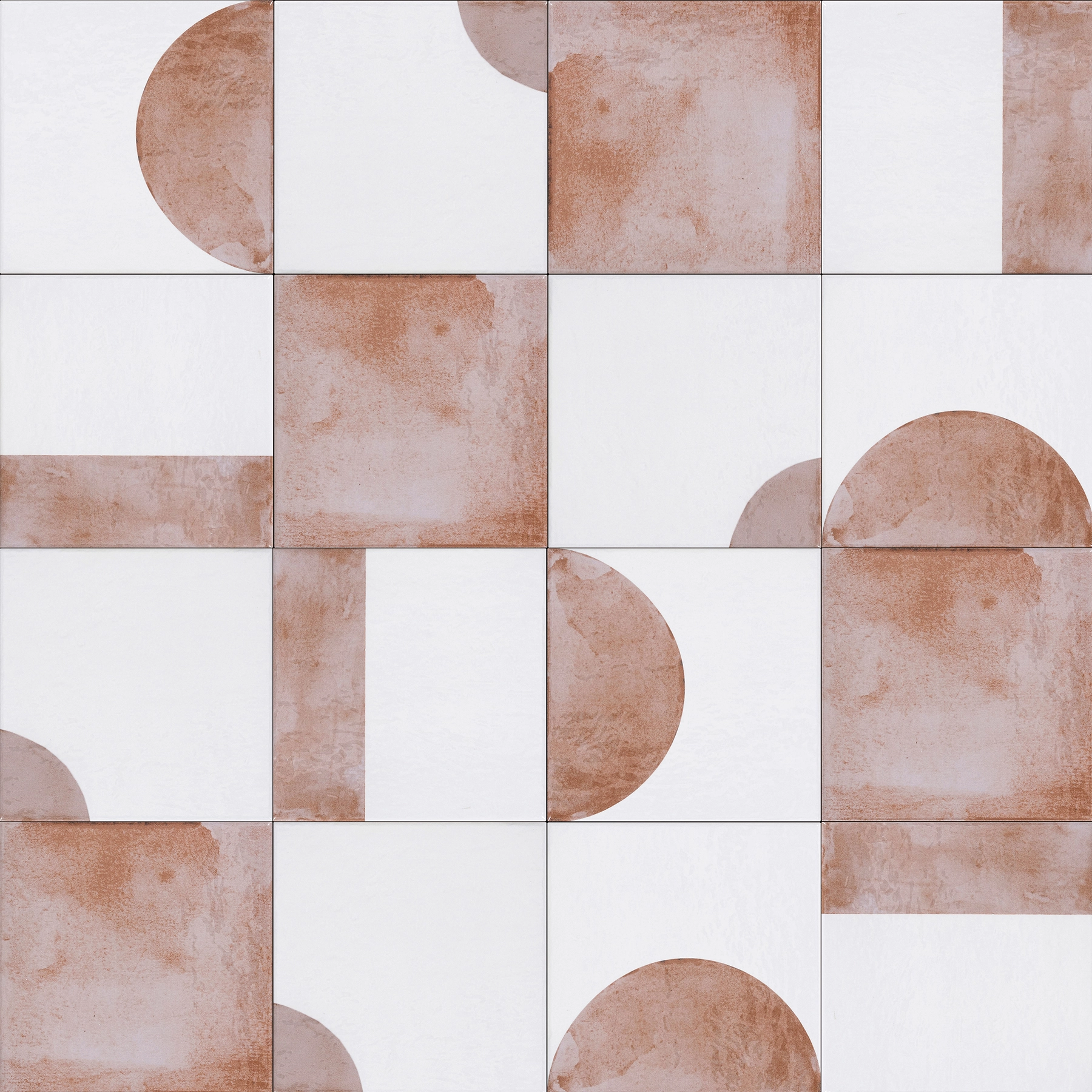 Revestimento de Parede Interno e Externo Brilhante 20,2x20,2cm Borda Arredondada Paulo Biacchi No Molhado Havana Artens