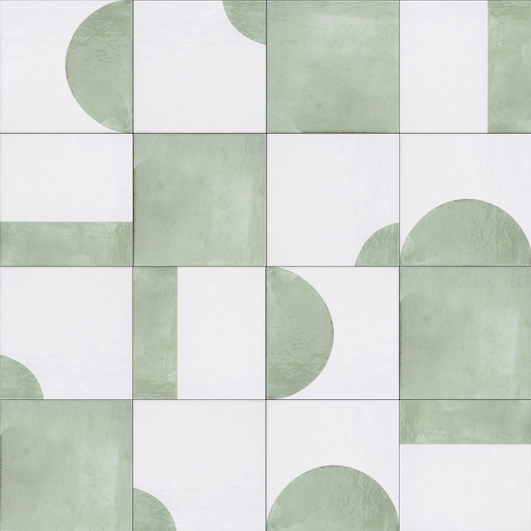 Revestimento de Parede Interno Externo Brilhante 20,2x20,2cm Borda Arredondada Paulo Biacchi No Molhado Mistletoe Artens