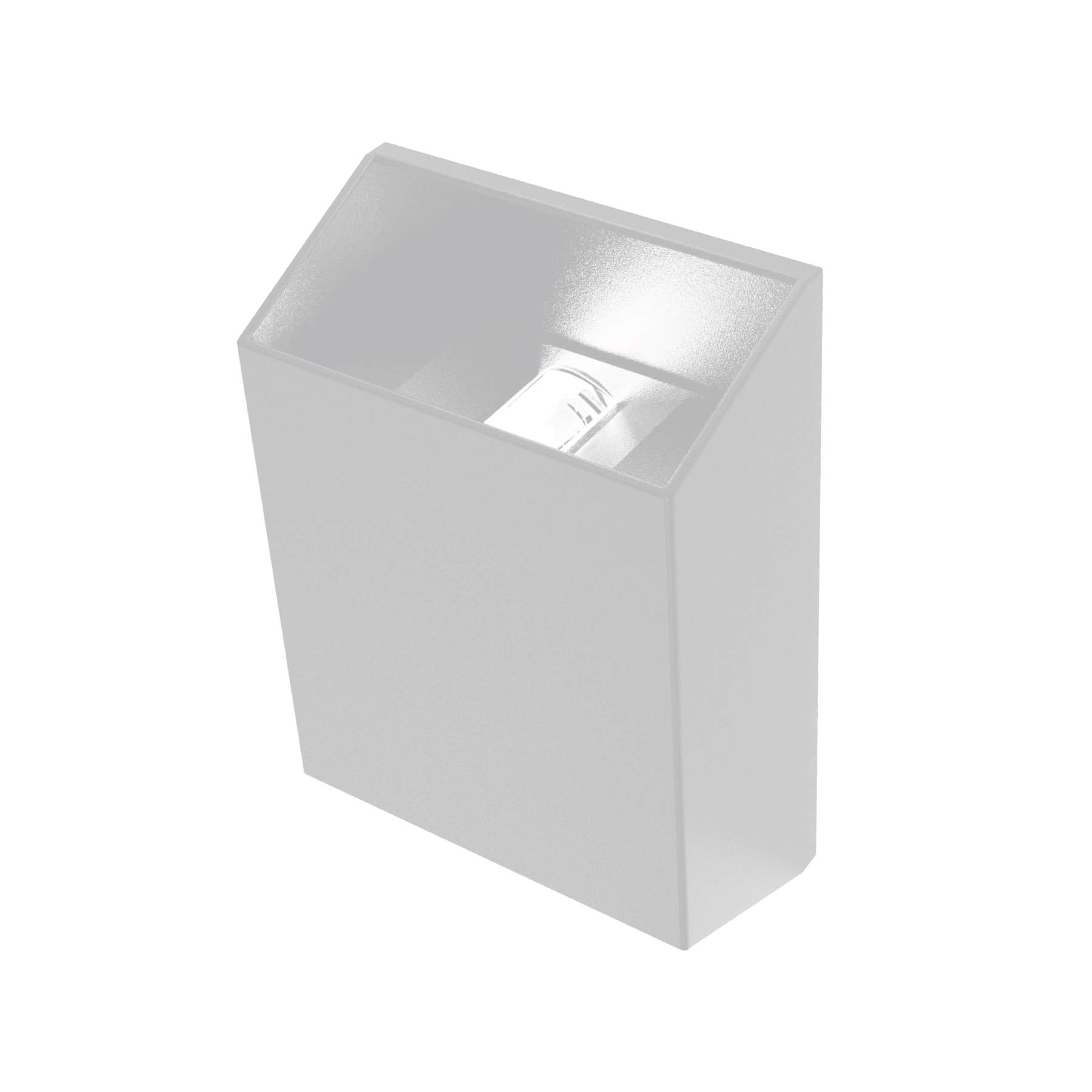 Arandela Externa Com LED 3 em 1 Inspire 11,2x3,5x6,7cm Branco Bivolt