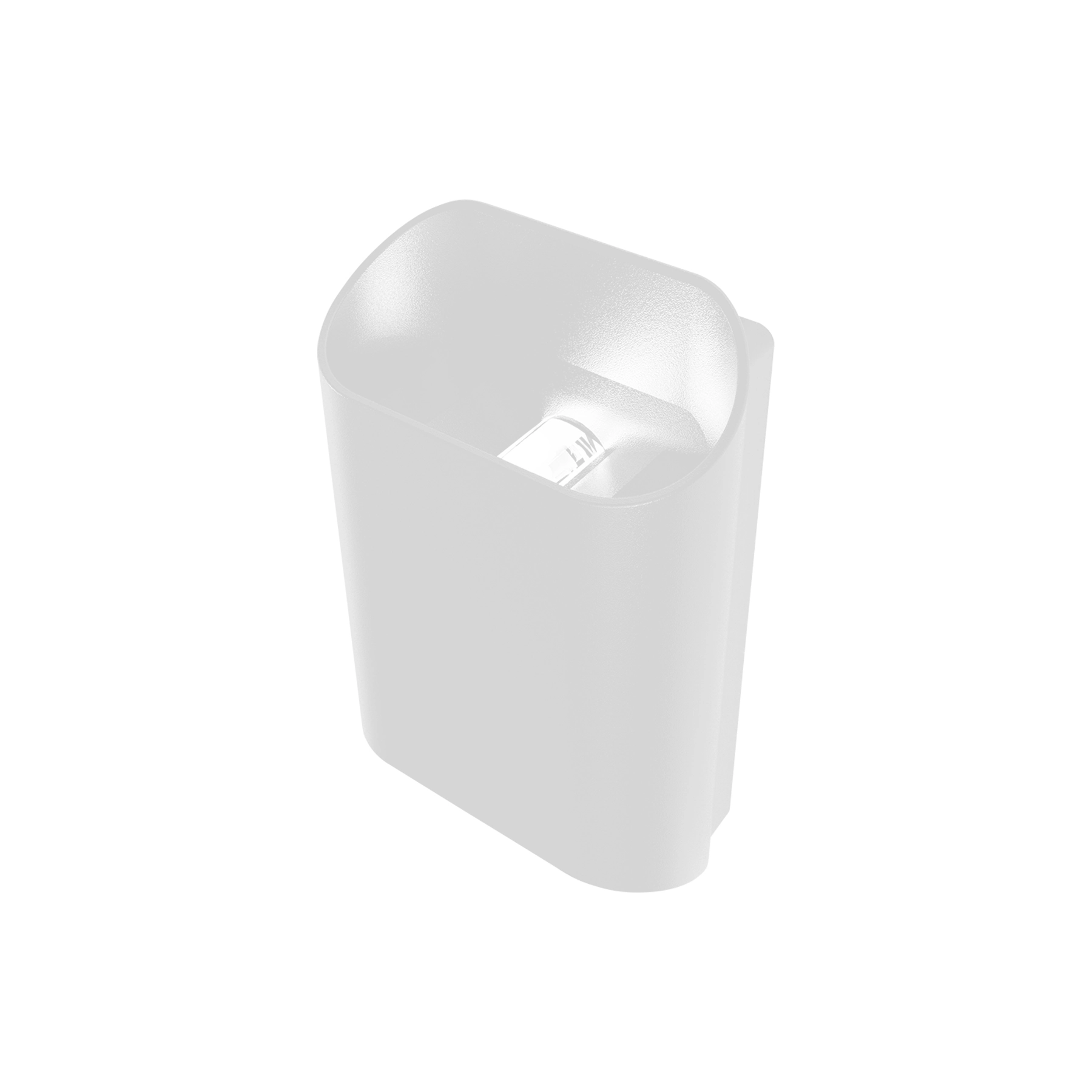 Arandela Externa Com LED 3 em 1 Inspire 11,5x3,5x7,5cm Branco Bivolt