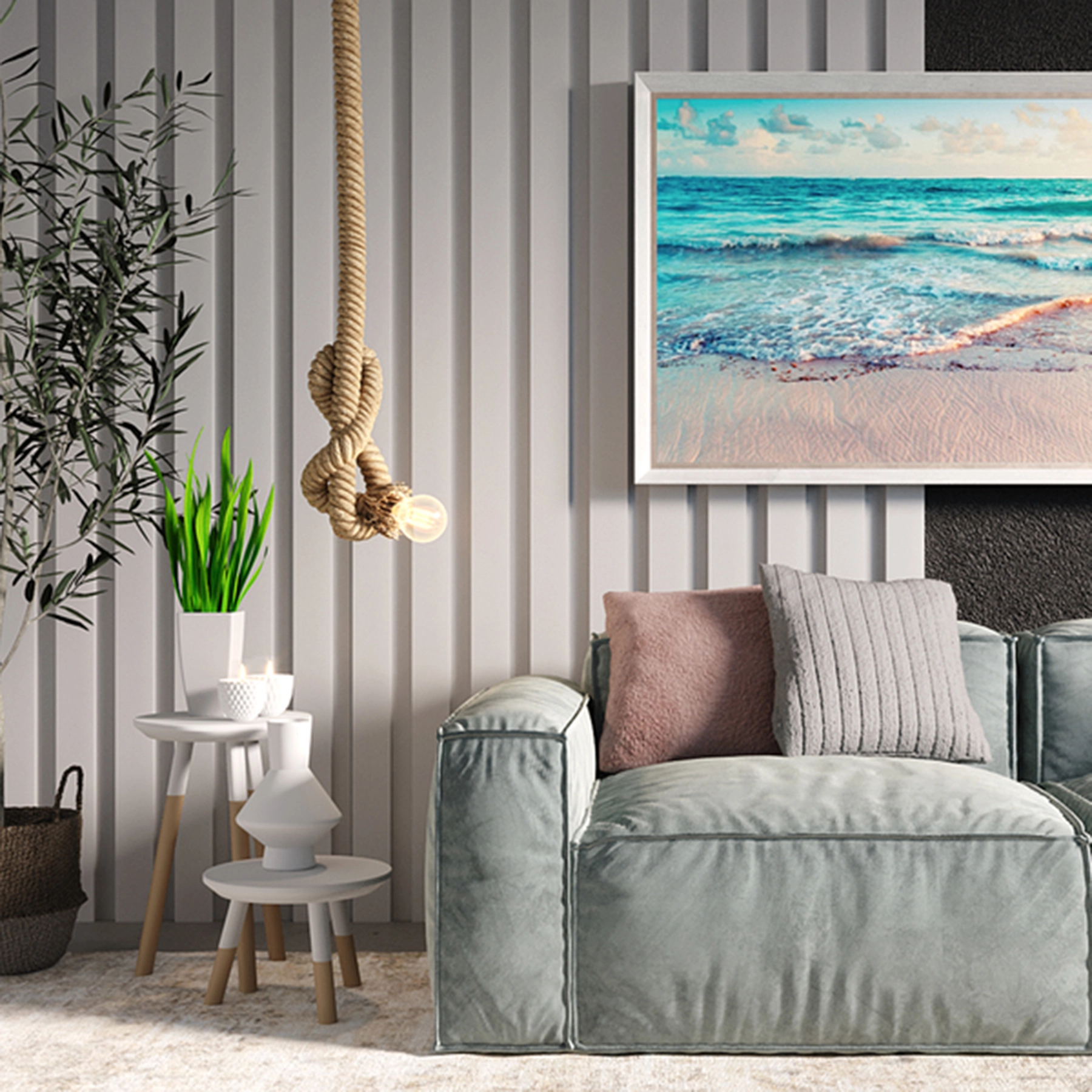 Painel Ripado de Madeira MDF 12mm Branco 15x270cm Artens