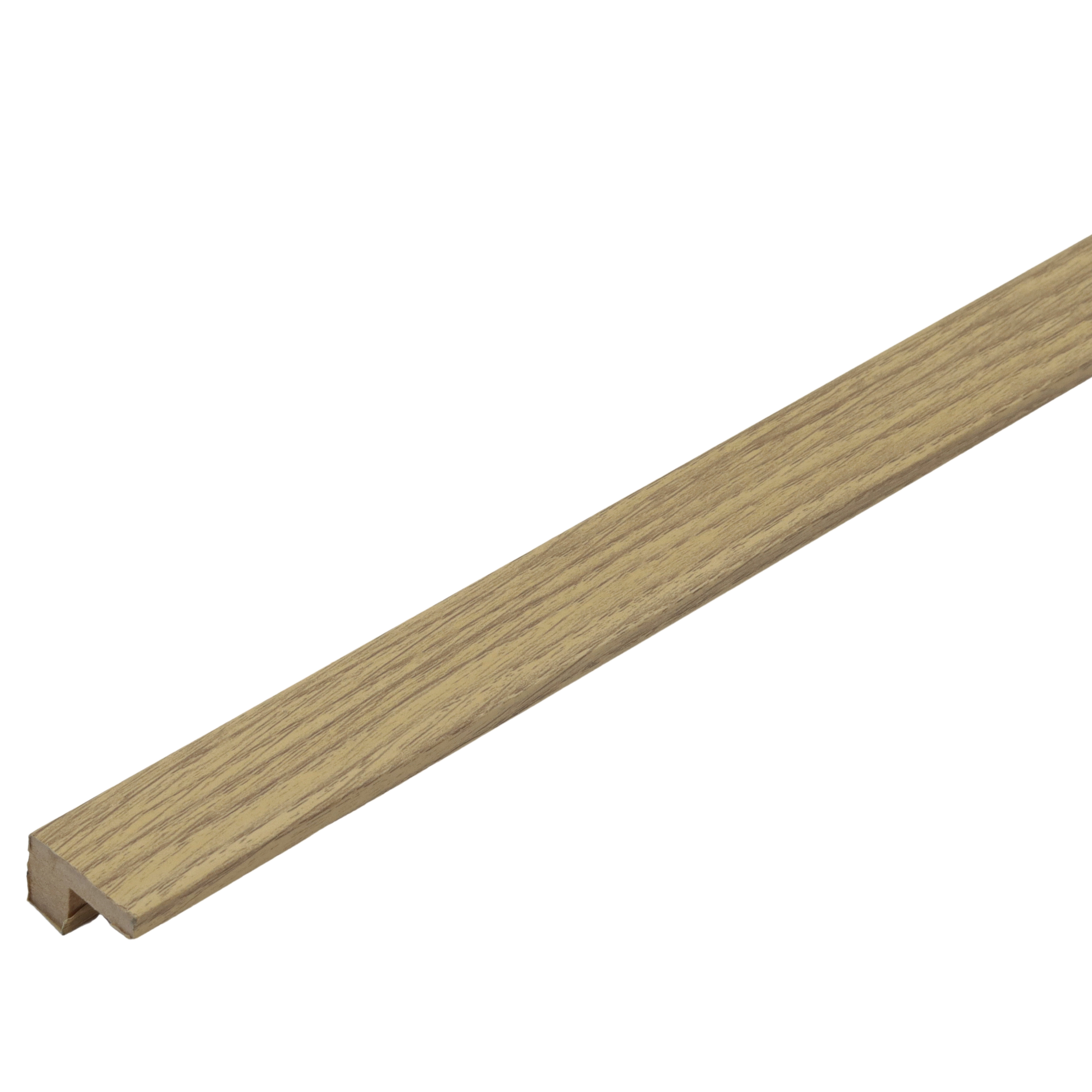 Barra de Acabamento L Reto em MDF 270x2,5x1,5cm Italy Oak Artens