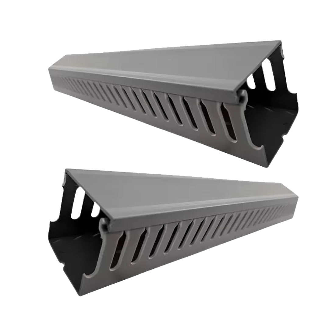 Kit 2 Canaleta Aberta Cinza 30x30 Stark