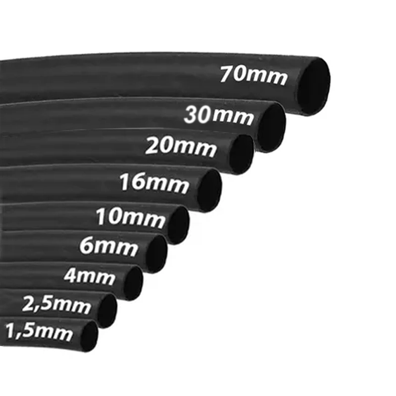 Kit Espaguete Termo-retrátil 1,5mm Até 70mm (1mt De Cada)