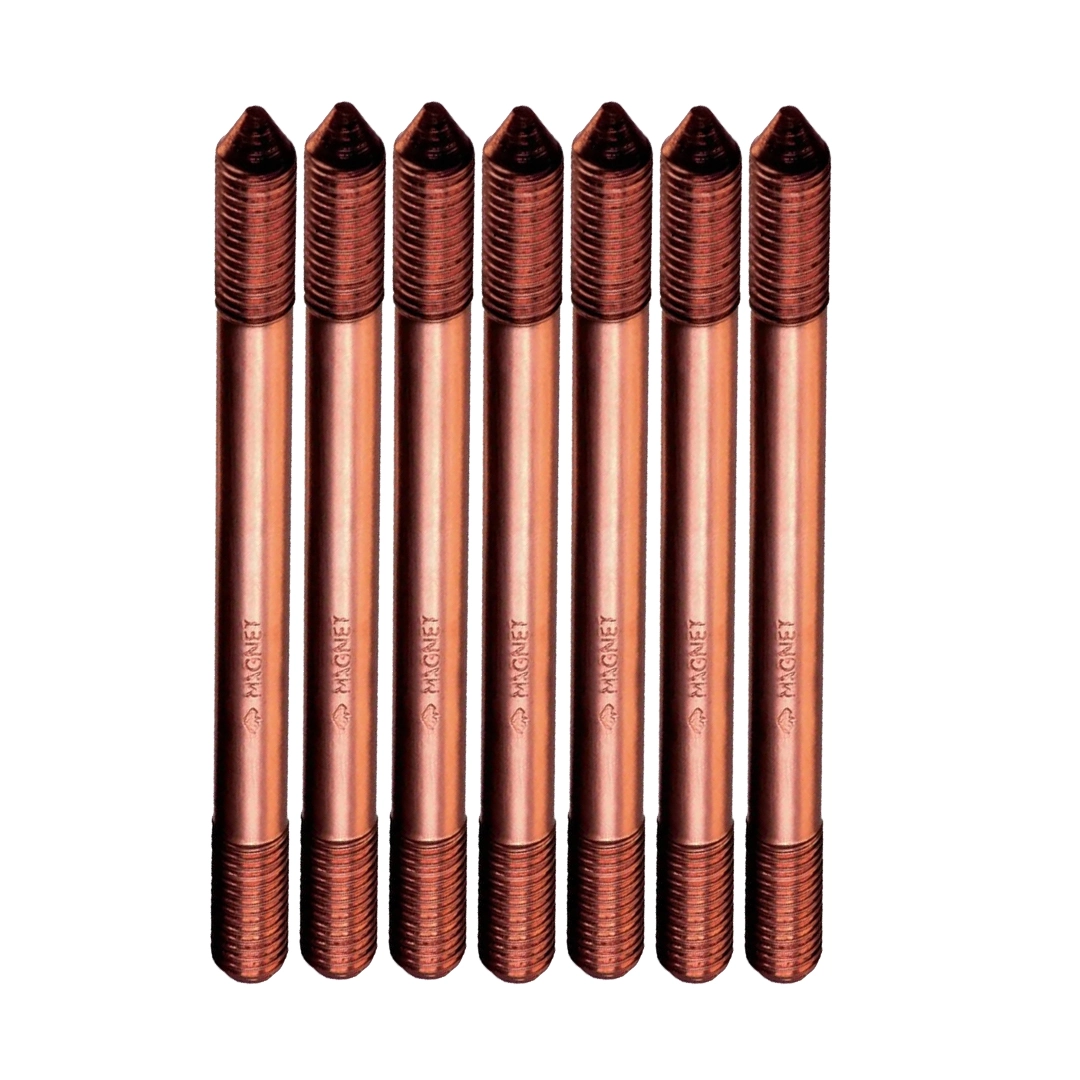 Kit 7 Haste Terra 5/8 X2,4m C/rosca Prolonga