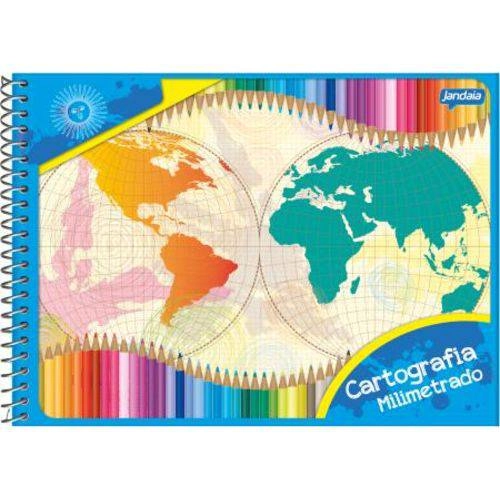 Caderno Cartografia 48 Folhas 179g Jandaia