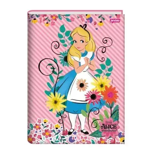 Caderno Brochura Alice 96 Folhas 200g Jandaia