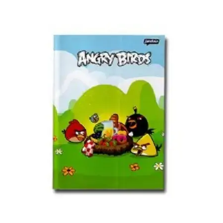 Caderno Brochura Angry Birds 96 Folhas 215g Jandaia