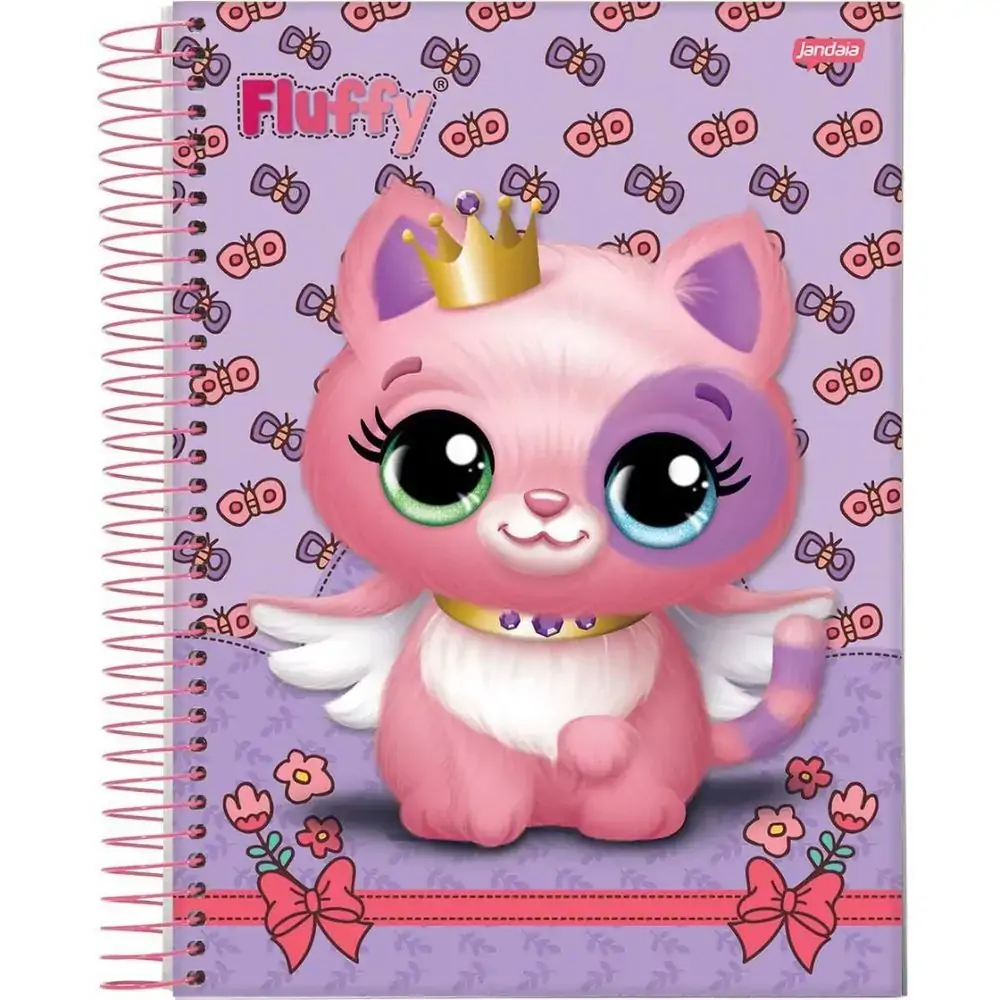 Caderno Jandaia Esp.univ.c/d 96fls Fluffy