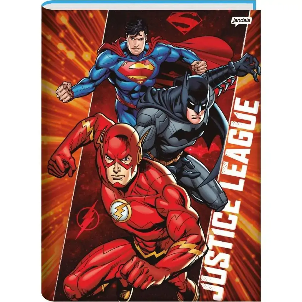 Caderno Jandaia Broc Univ Peq 96fl Liga Da Justica