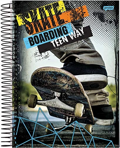 Caderno Espiral Univ Cd 15m 300fls Teen Way Fsc