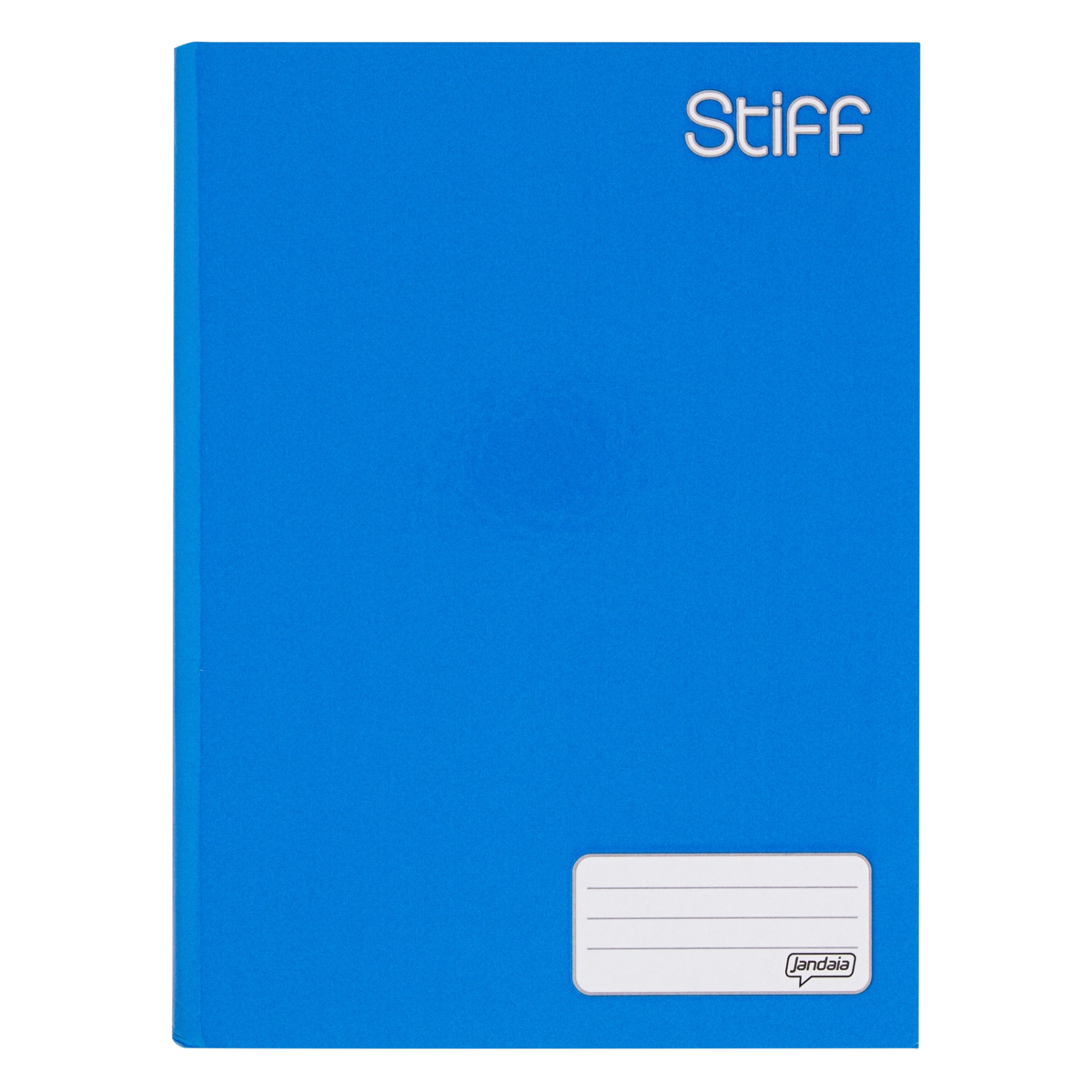 Caderno Capa Dura Universitário Brochura Azul Jandaia Stiff 200mm X 275mm 96 Folhas