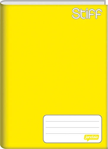 Caderno Stiff Brochura Univ Cd Amarelo 96fls